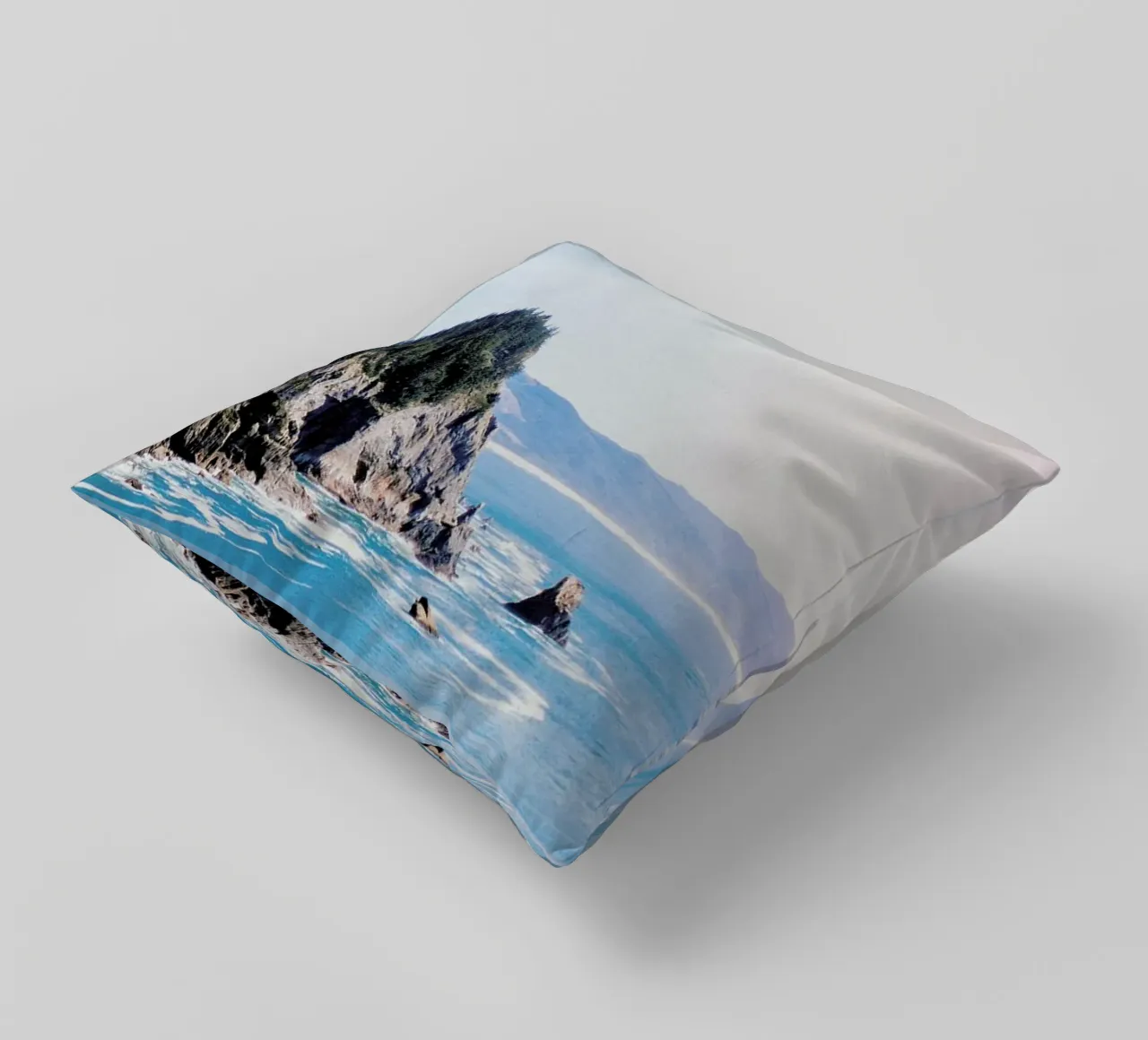 Cape Falcon decorative cushion by Leah Flores