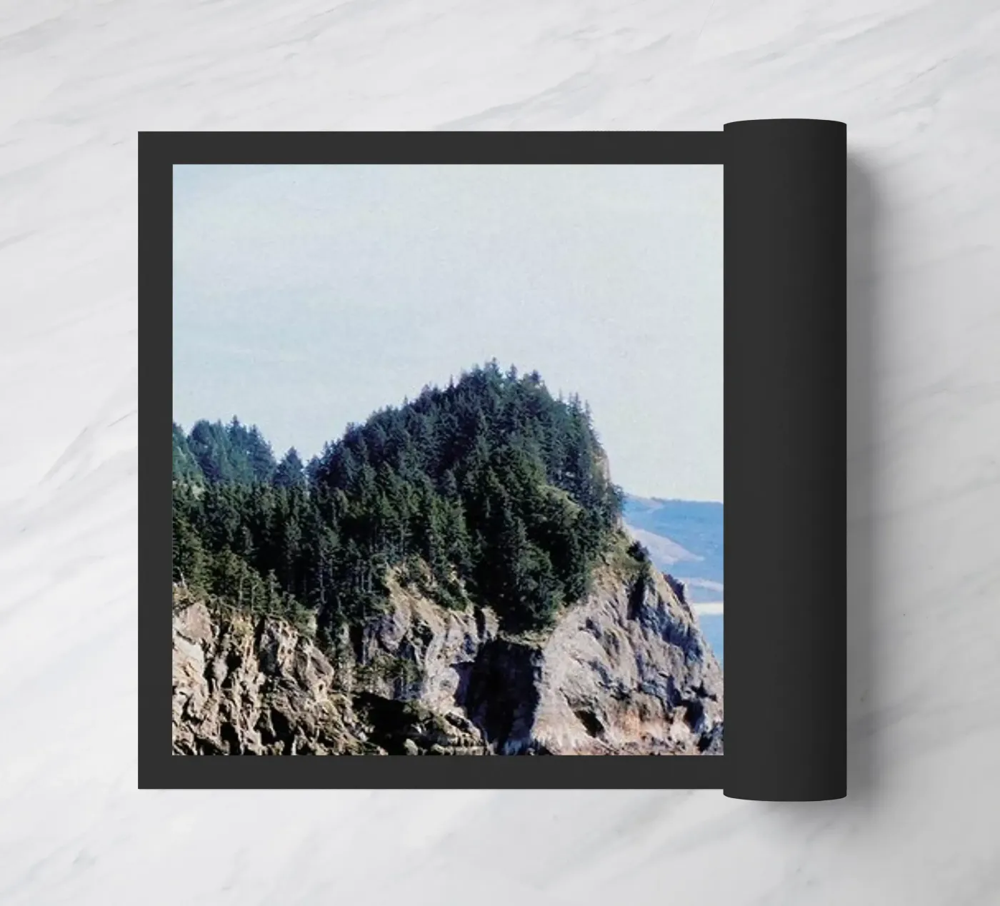 Cape Falcon doormat by Leah Flores