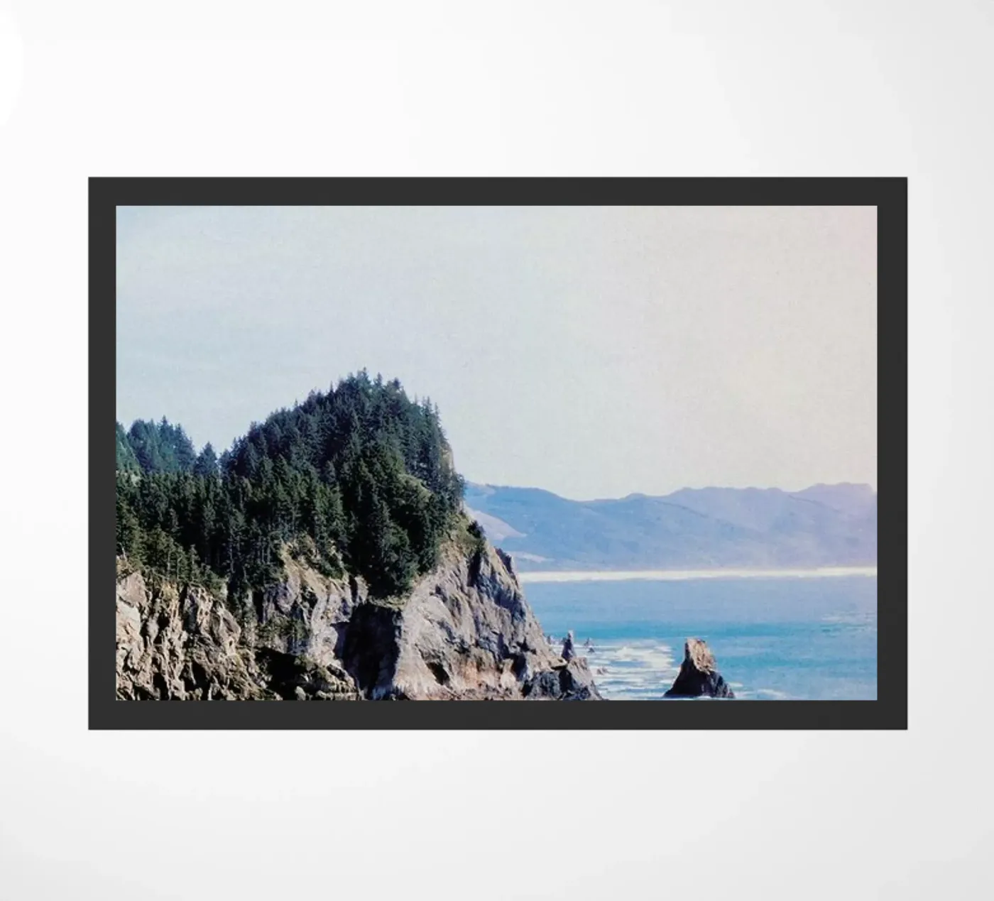 Cape Falcon doormat by Leah Flores