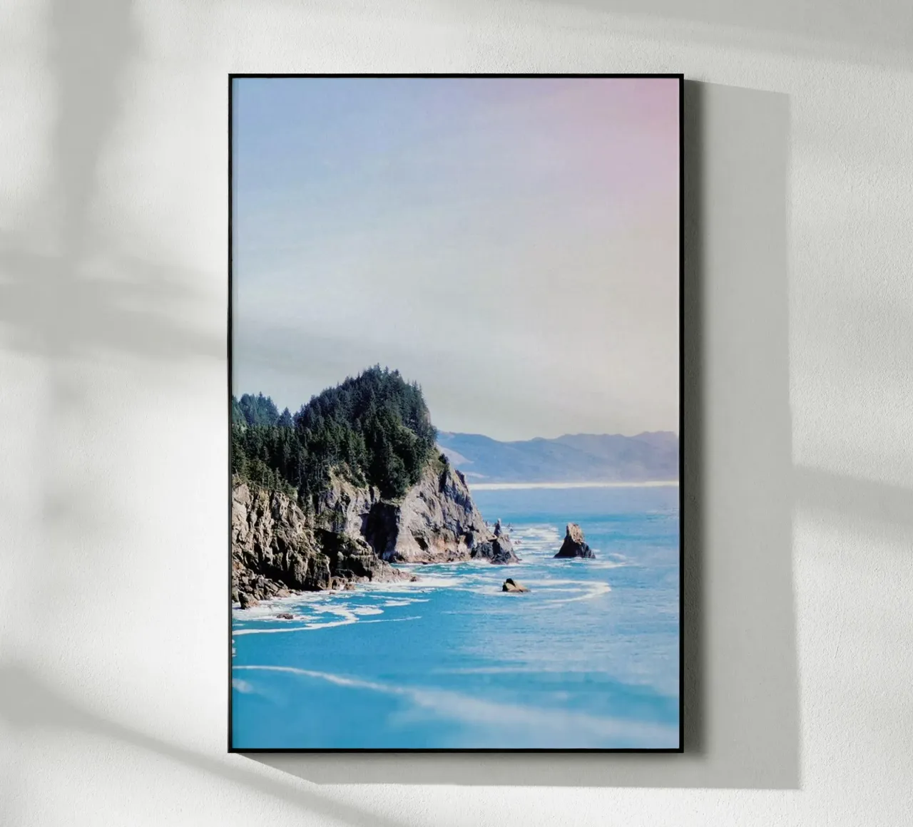 Cape Falcon acrylic glass by Leah Flores