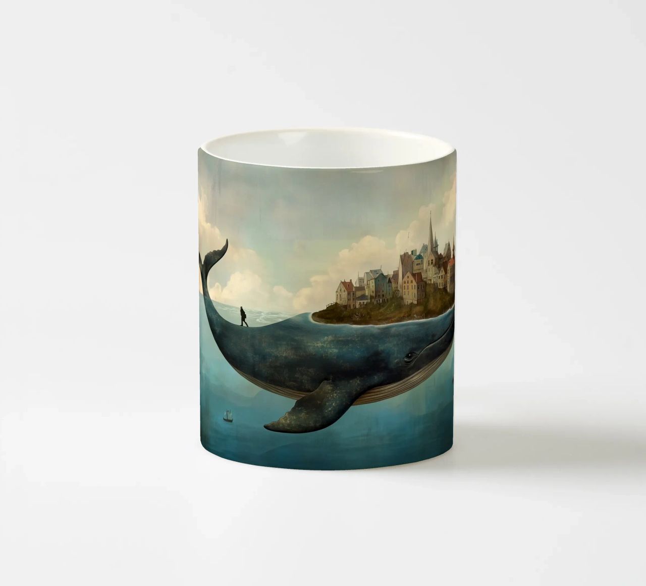 The Journey of Worlds tazza in ceramica da christephania