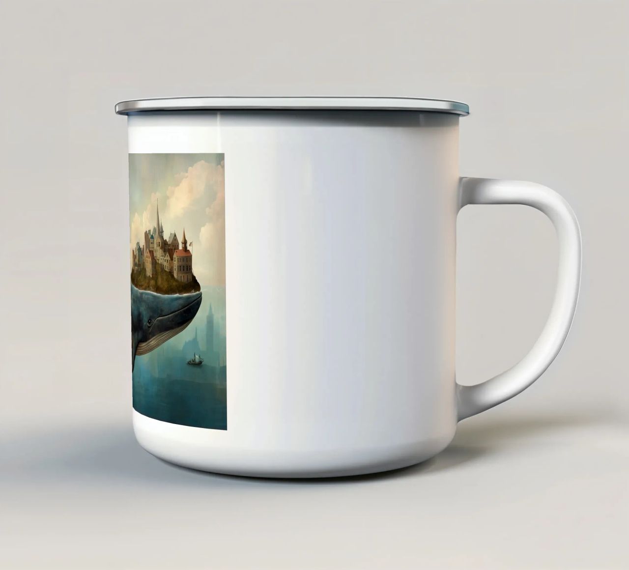 The Journey of Worlds tazza in smalto da christephania