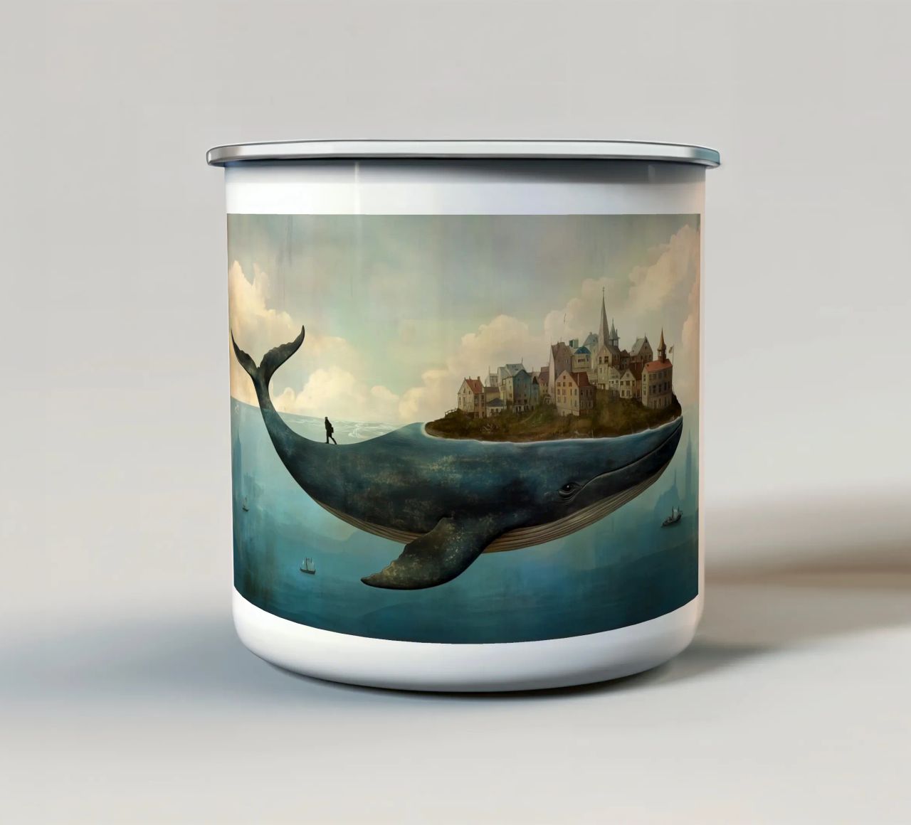 The Journey of Worlds tazza in smalto da christephania