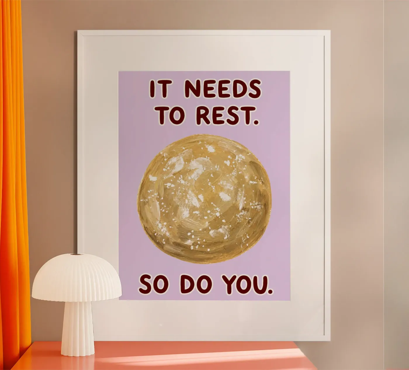 it needs to rest poster by Shillas