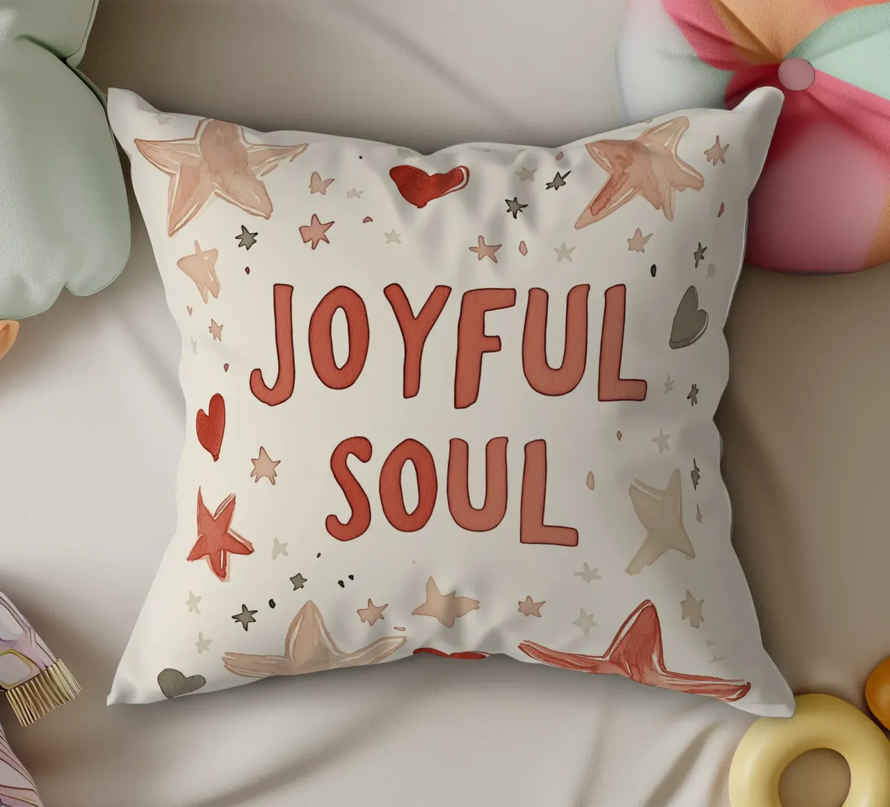 Joyful Soul cuscino da treechild