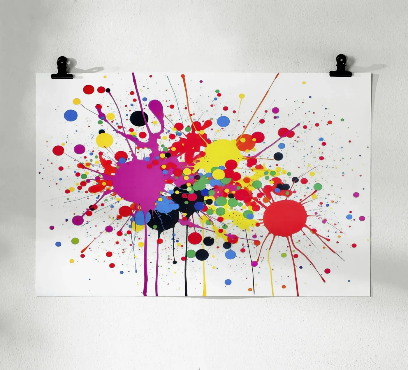 Farbspritzer Poster von rheyes