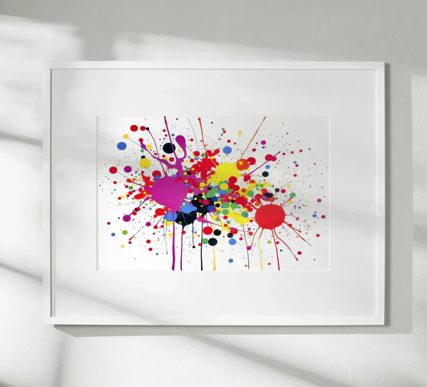 Farbspritzer Poster von rheyes
