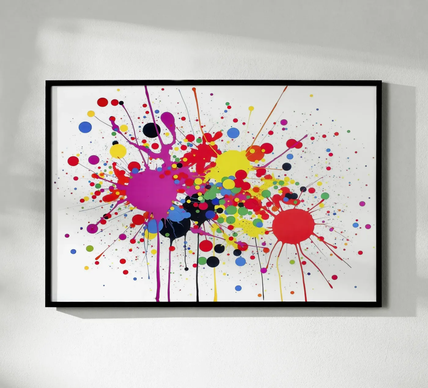Farbspritzer Poster von rheyes