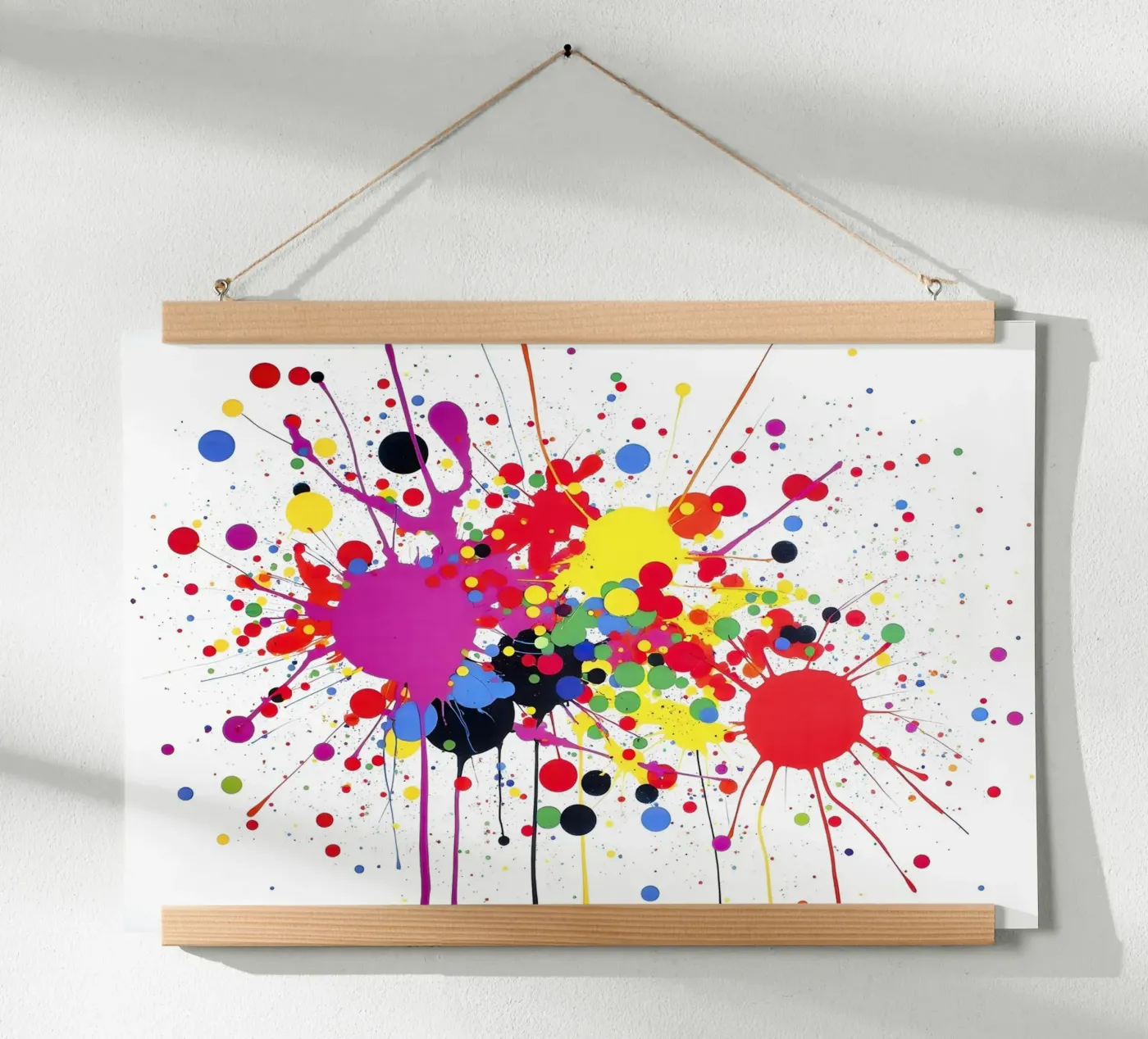 Farbspritzer Poster von rheyes