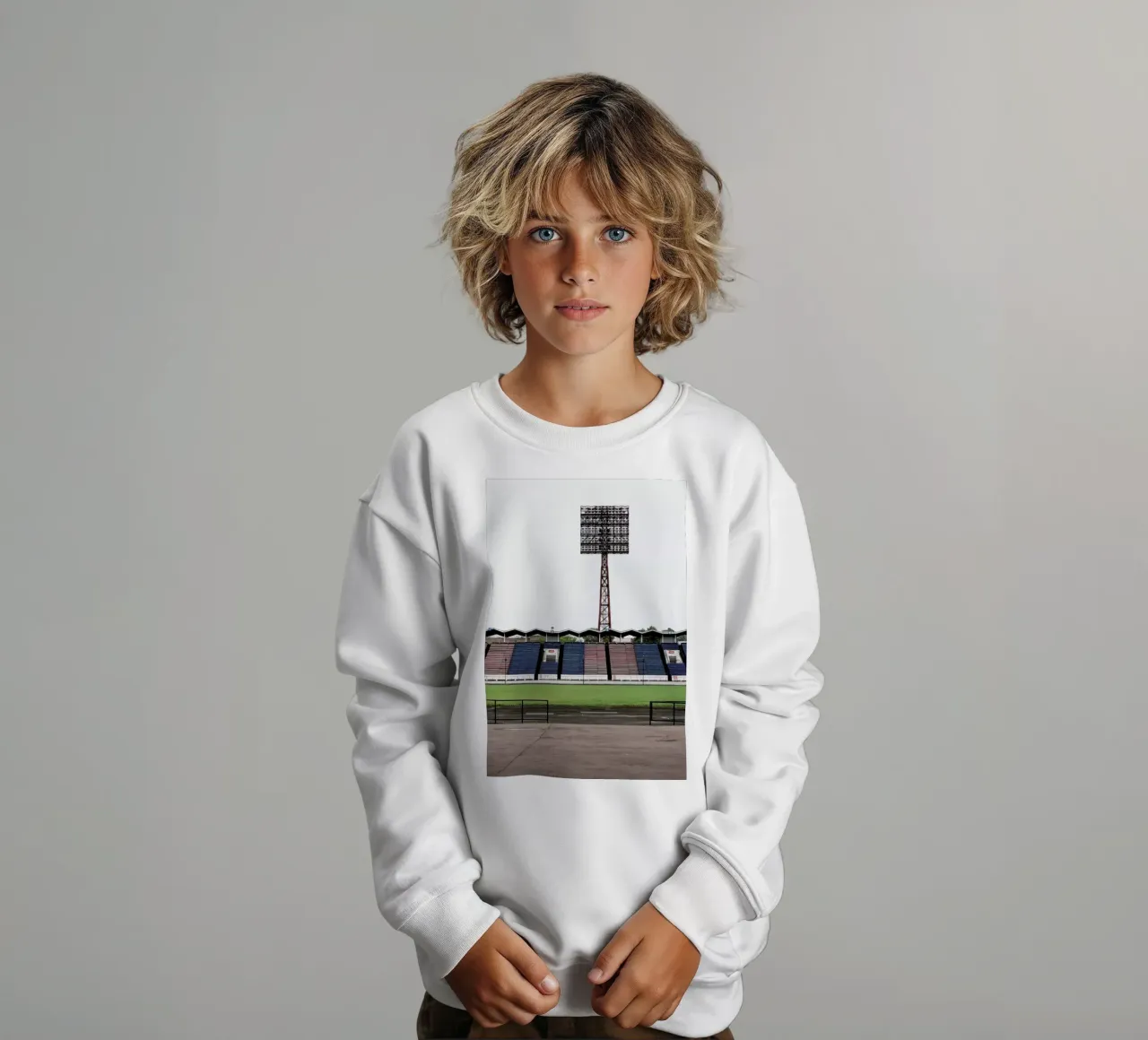 You Never Walk Alone kids sweatshirt by Jan Luzar
