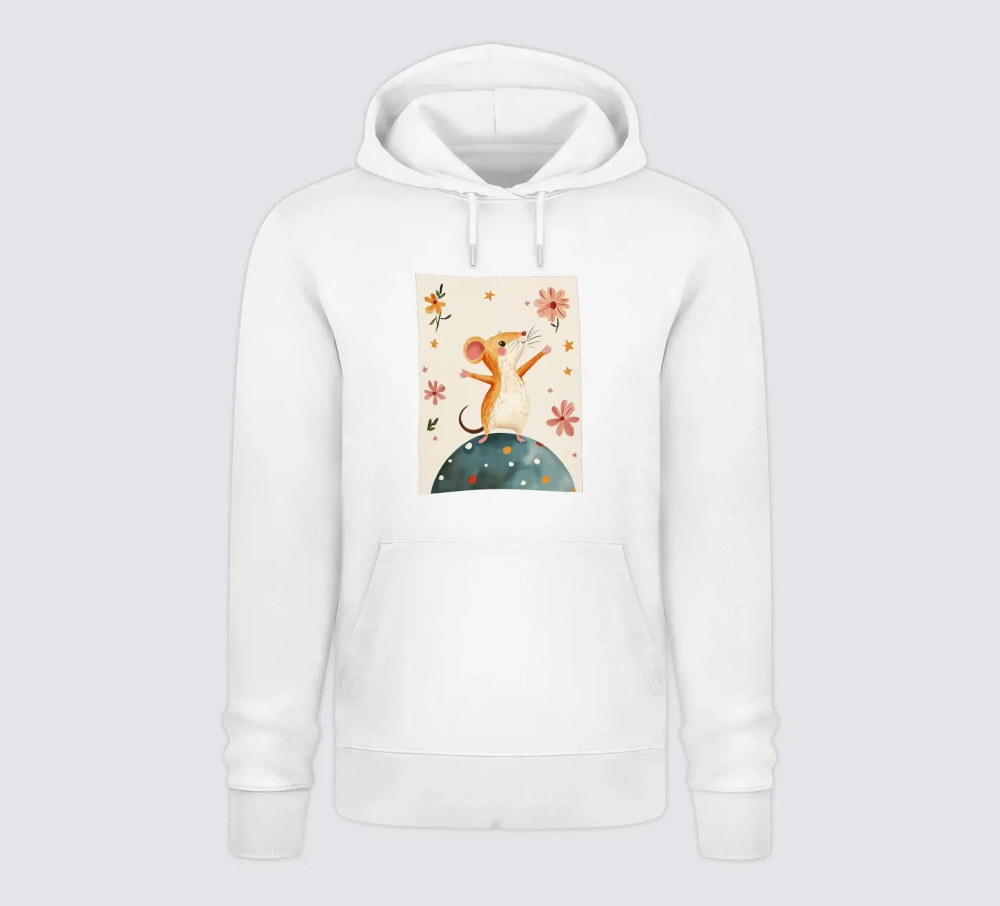 Tiny Planet Mouse hoodie by Lilo