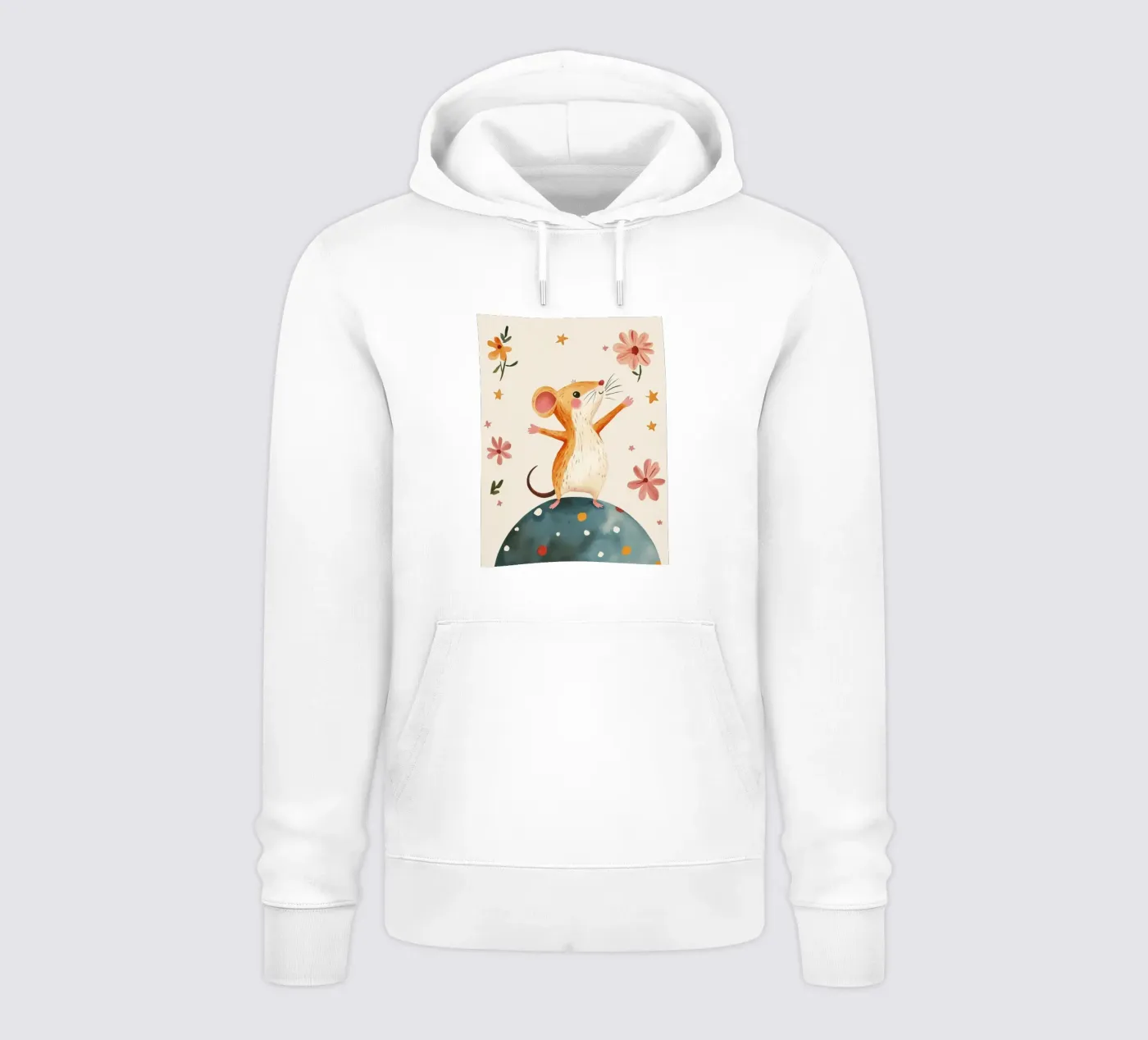 Tiny Planet Mouse hoodie by Lilo