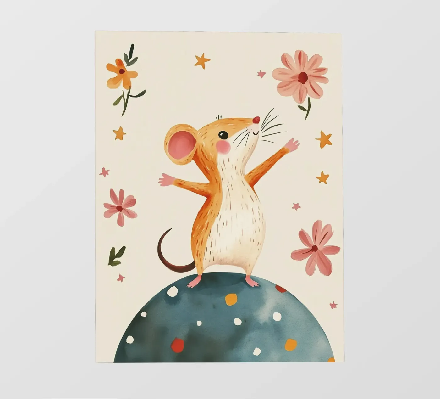 Tiny Planet Mouse backlit folie van Lilo