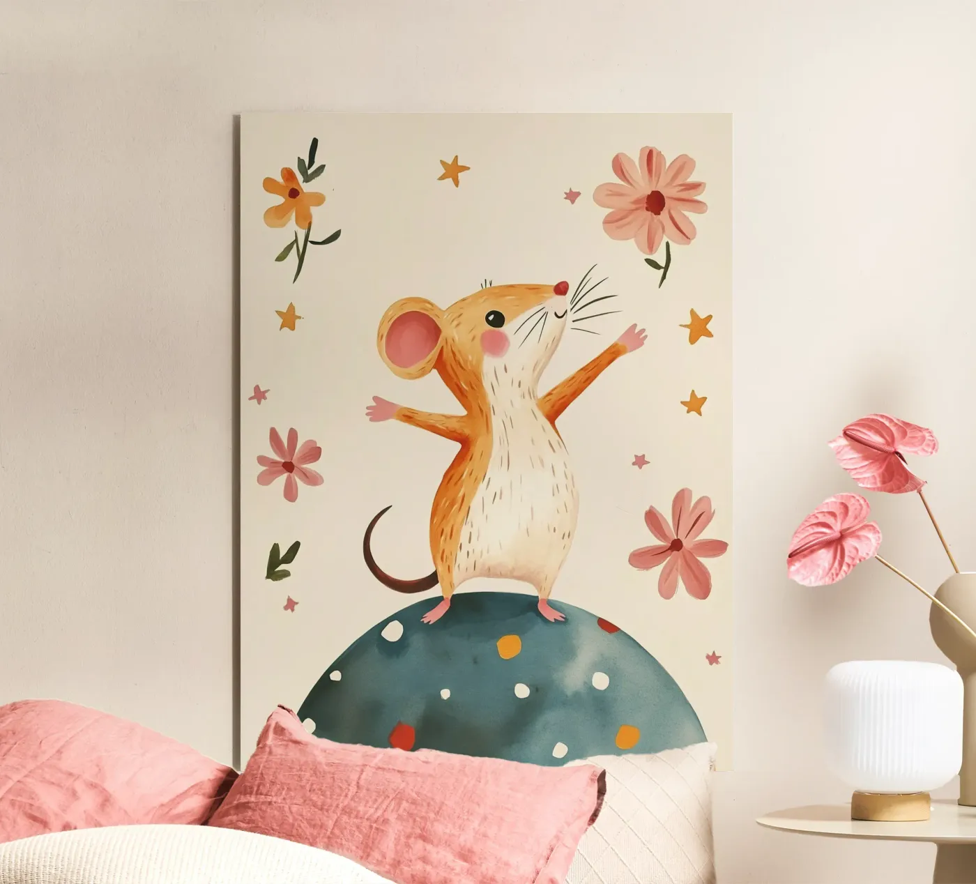 Tiny Planet Mouse alluminio dibond da Lilo