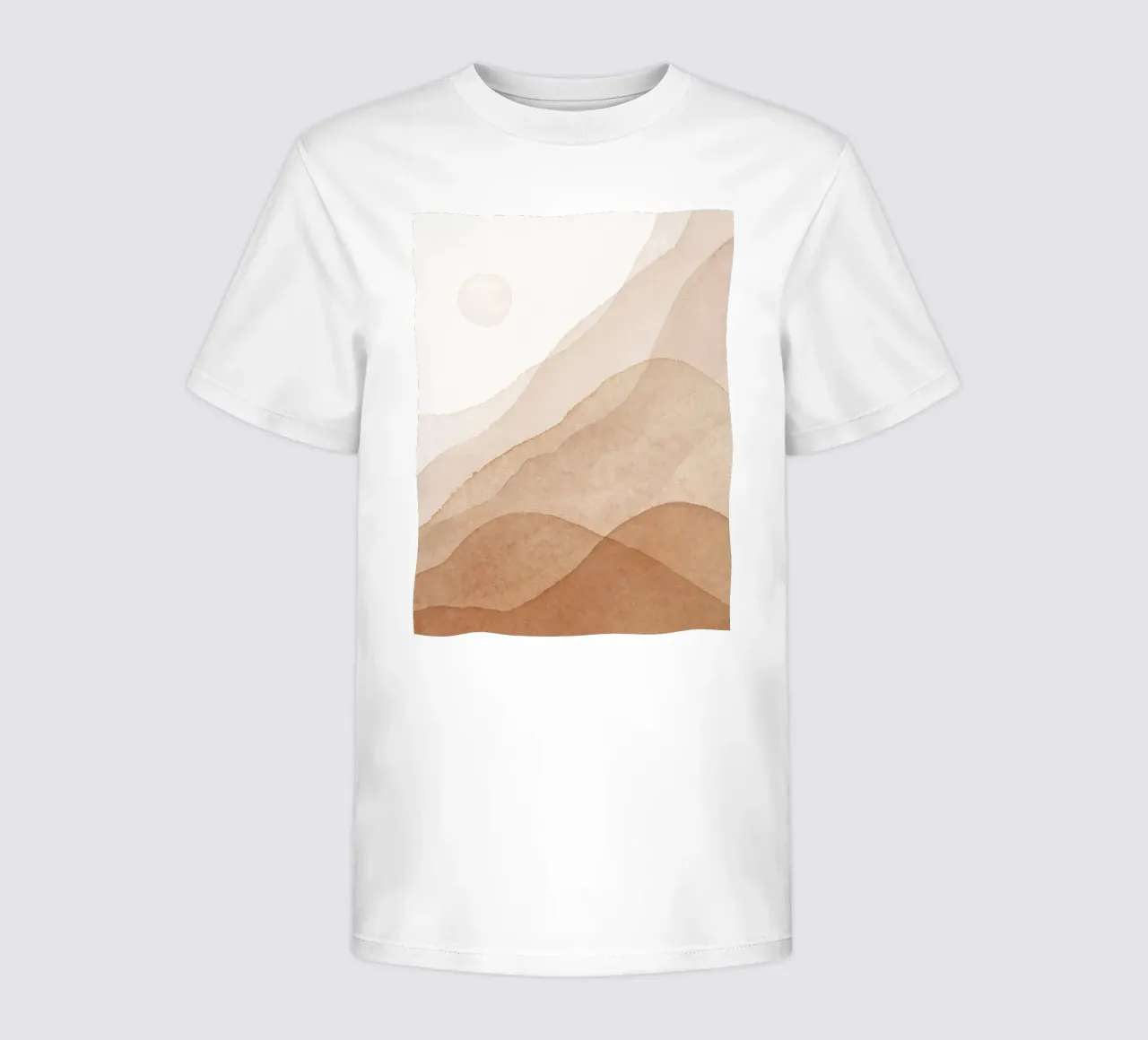Sanfte Wellen – Abstrakte Landschaft Kinder T-Shirt von Whole©