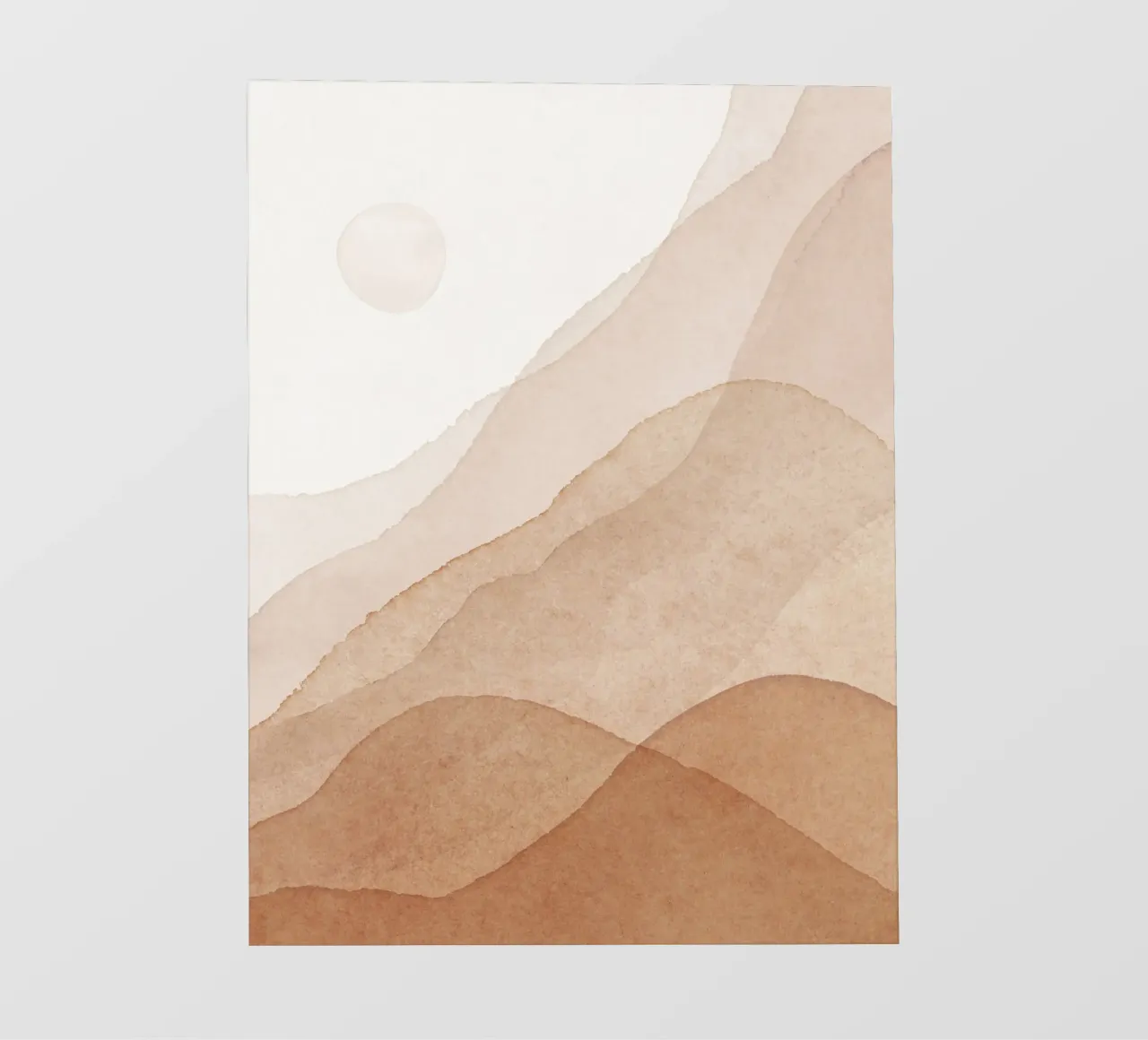 Zachte golven - Abstract landschap pvc-zeil van Whole©