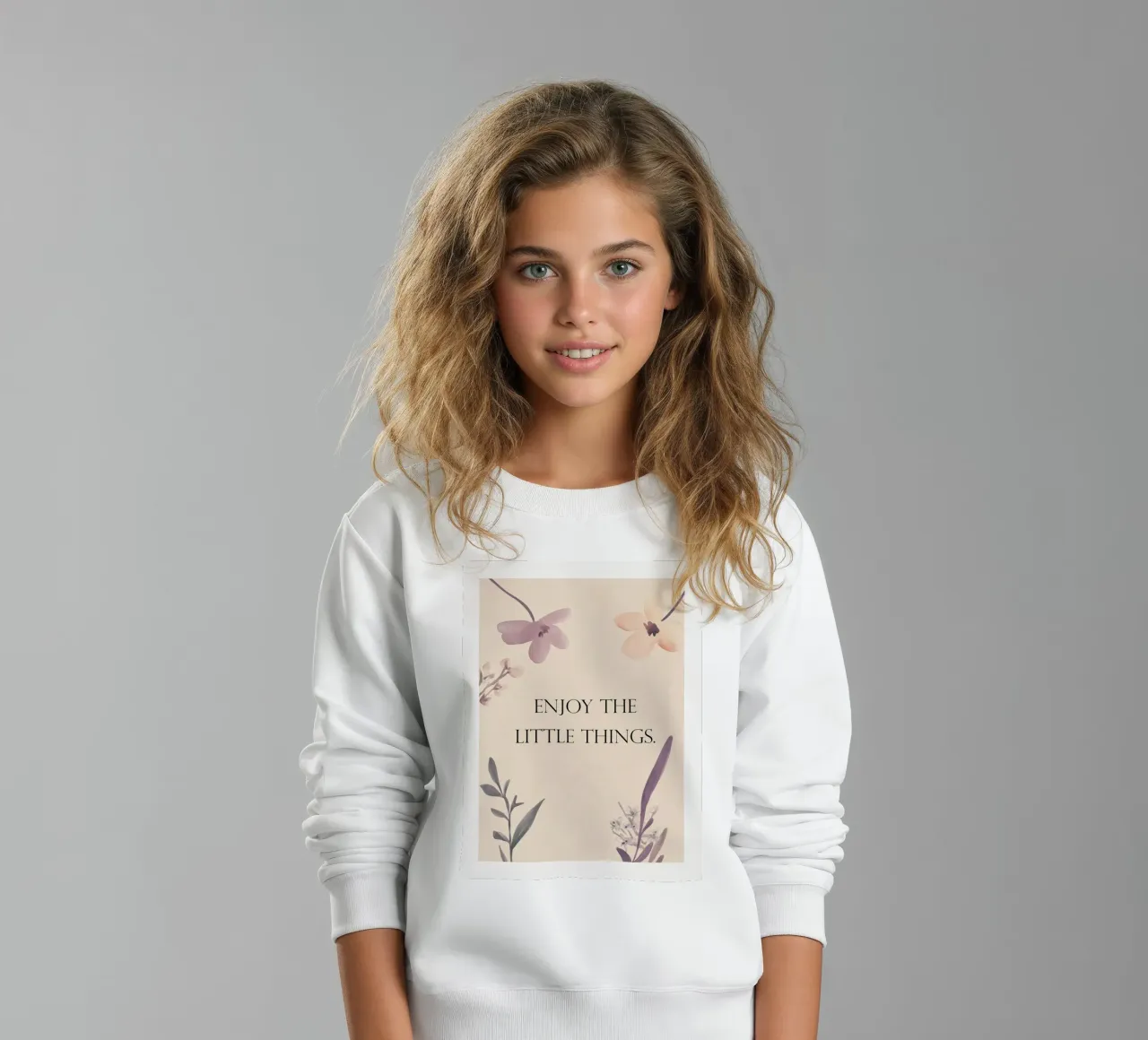 Enjoy The Little Things felpa bambino da treechild