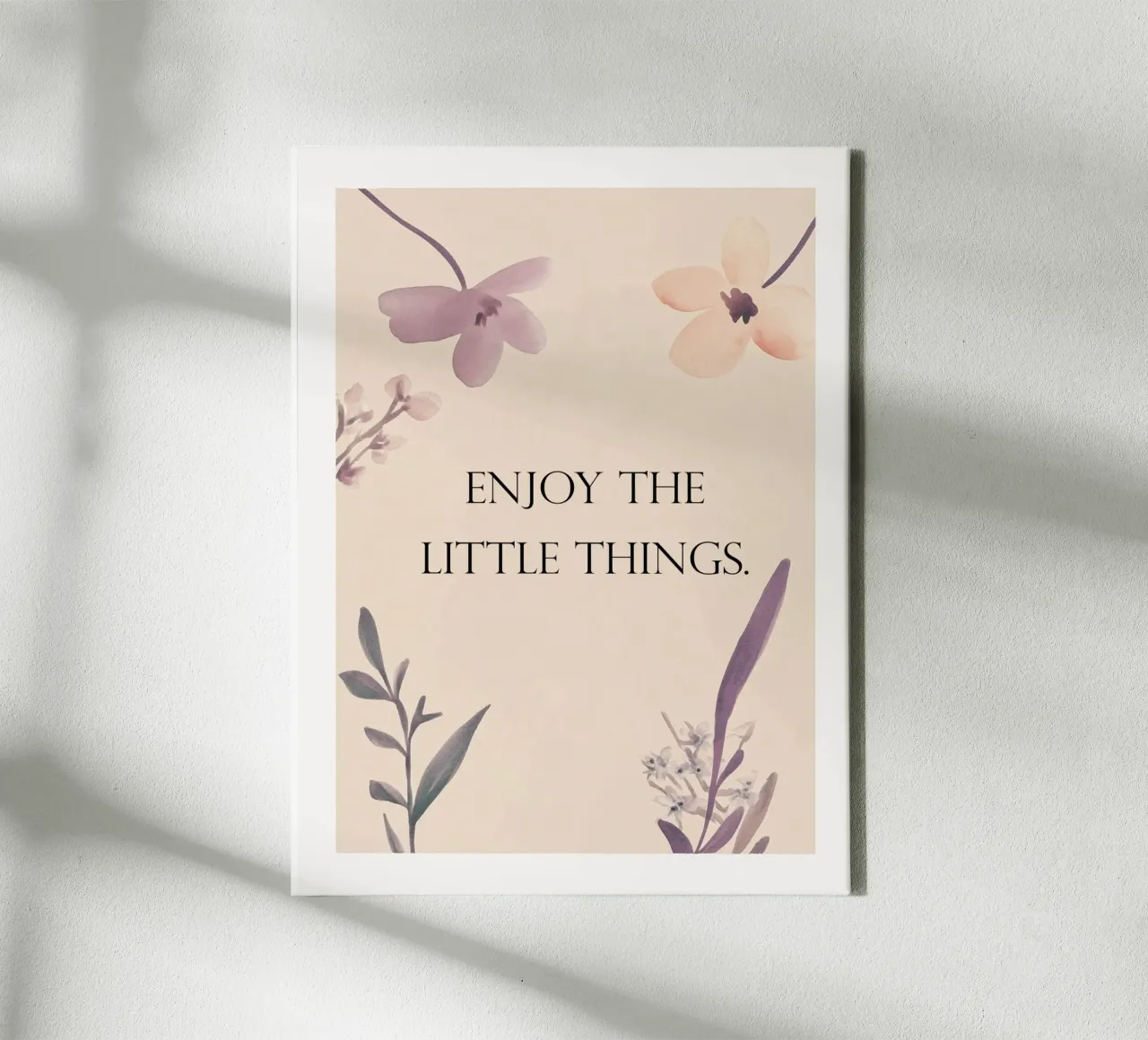 Enjoy The Little Things tela con Cornice a cassetta da treechild