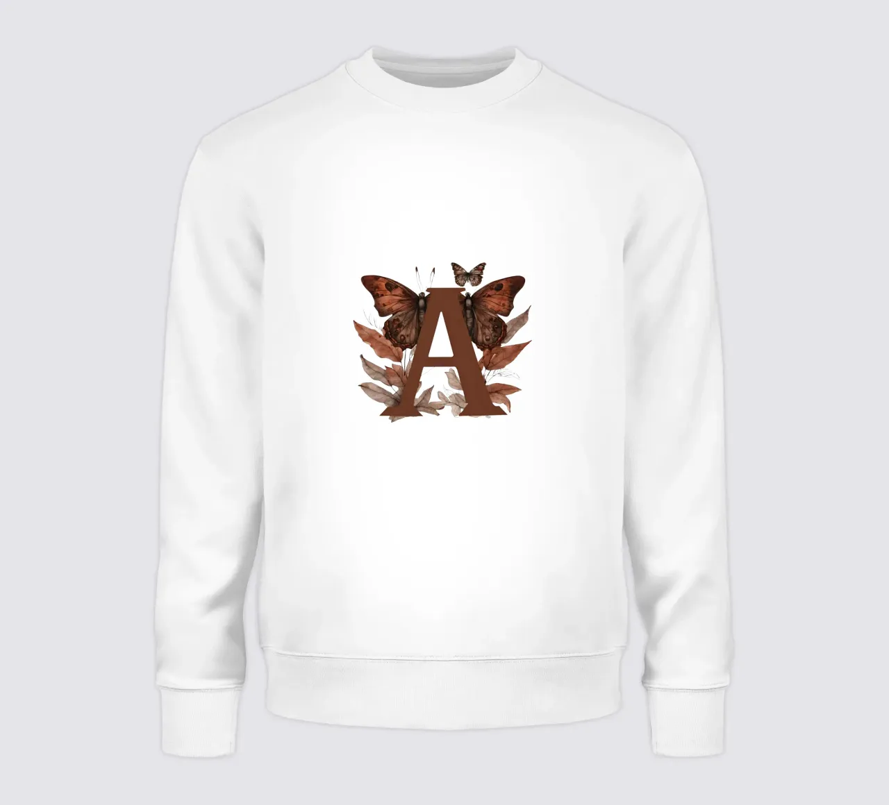 Rode vlinder A sweatshirt van Shinery