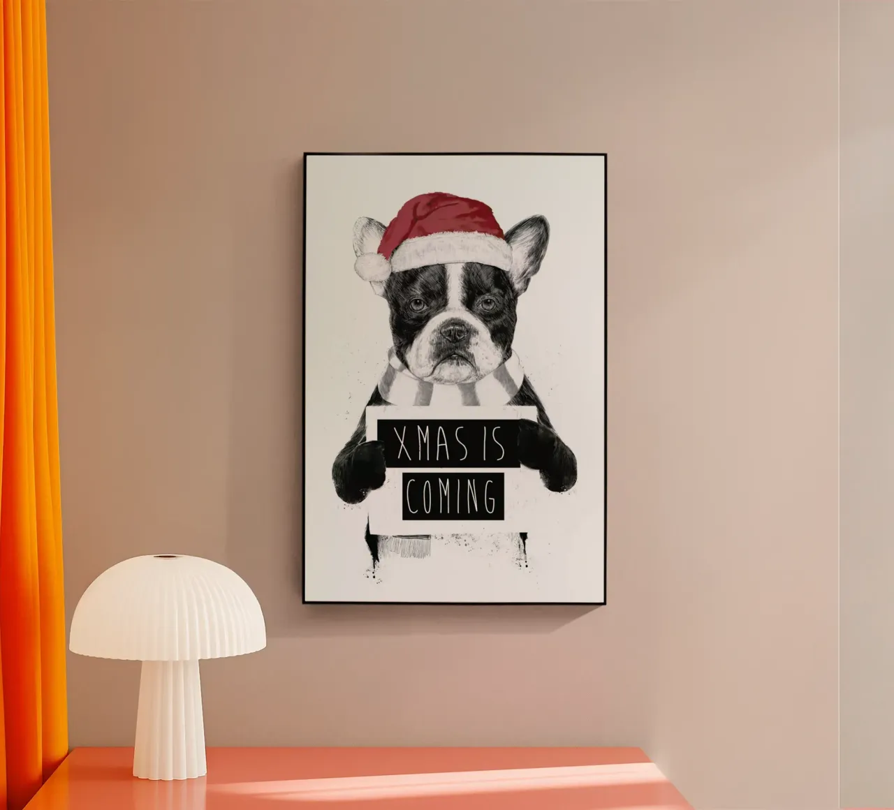 Xmas Dog plexiglass da Balazs Solti