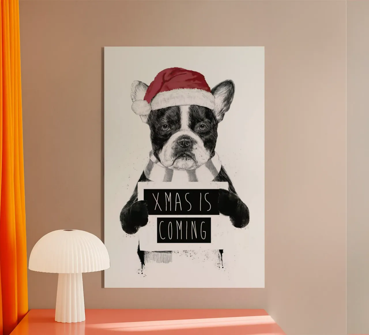 Xmas Dog plexiglass da Balazs Solti