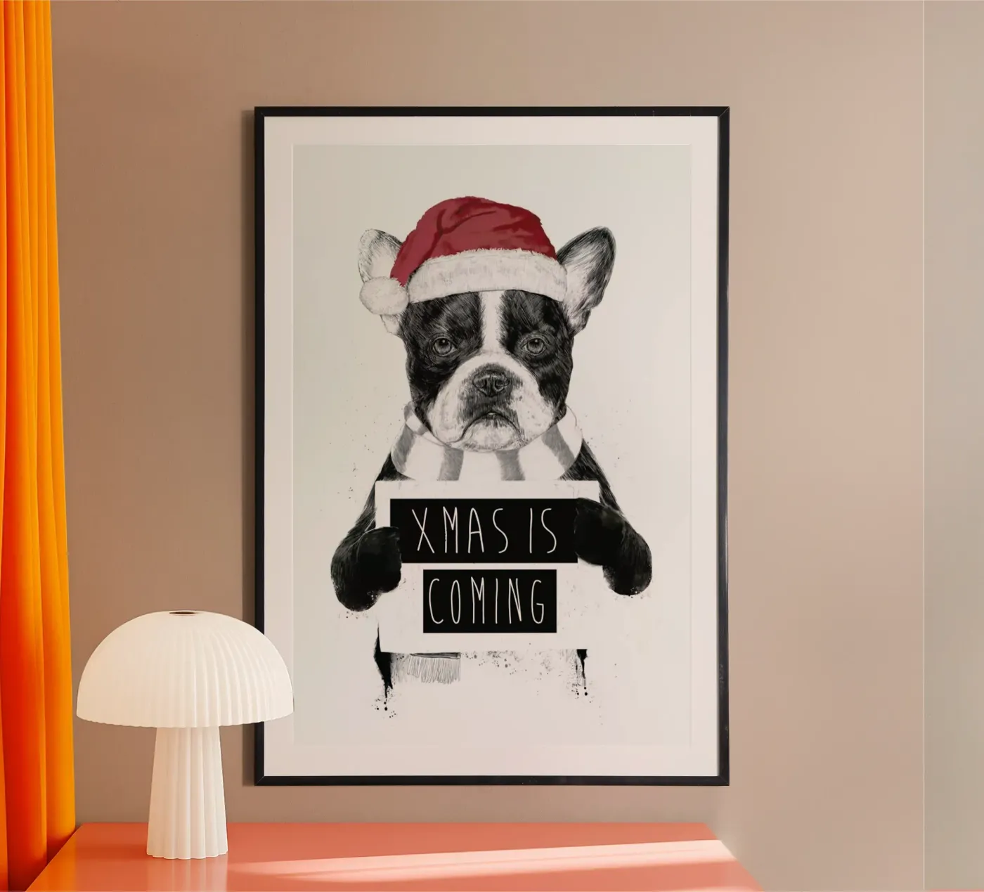 Xmas Dog poster da Balazs Solti