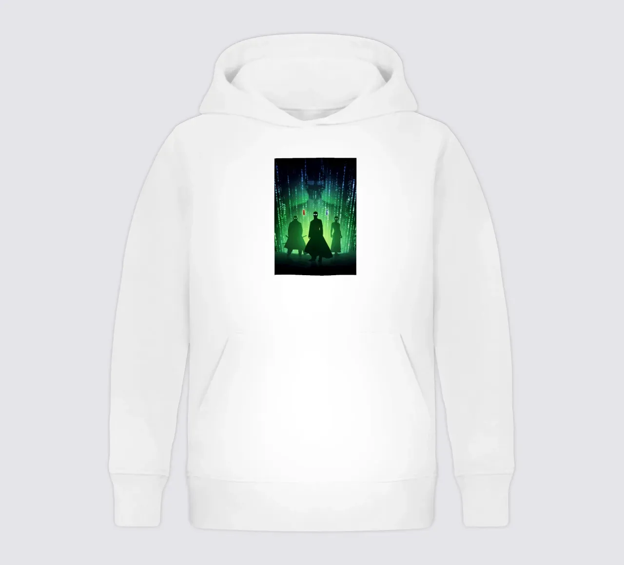 The Matrix Silhouettes sudadera con capucha para niño de nabakumov