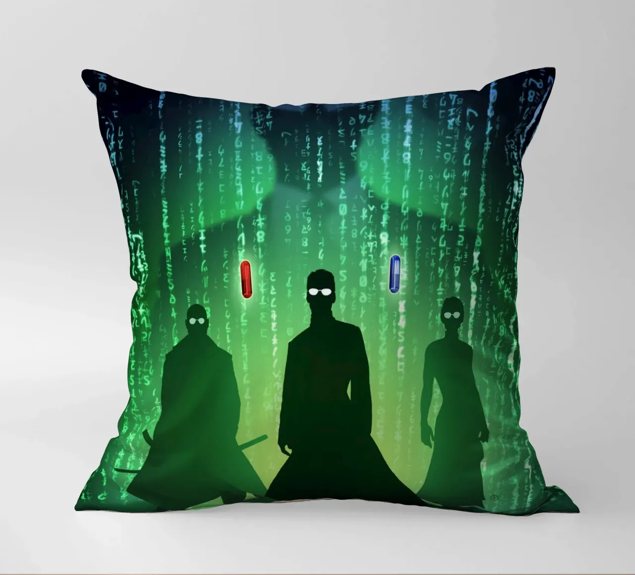The Matrix Silhouettes cuscino da nabakumov