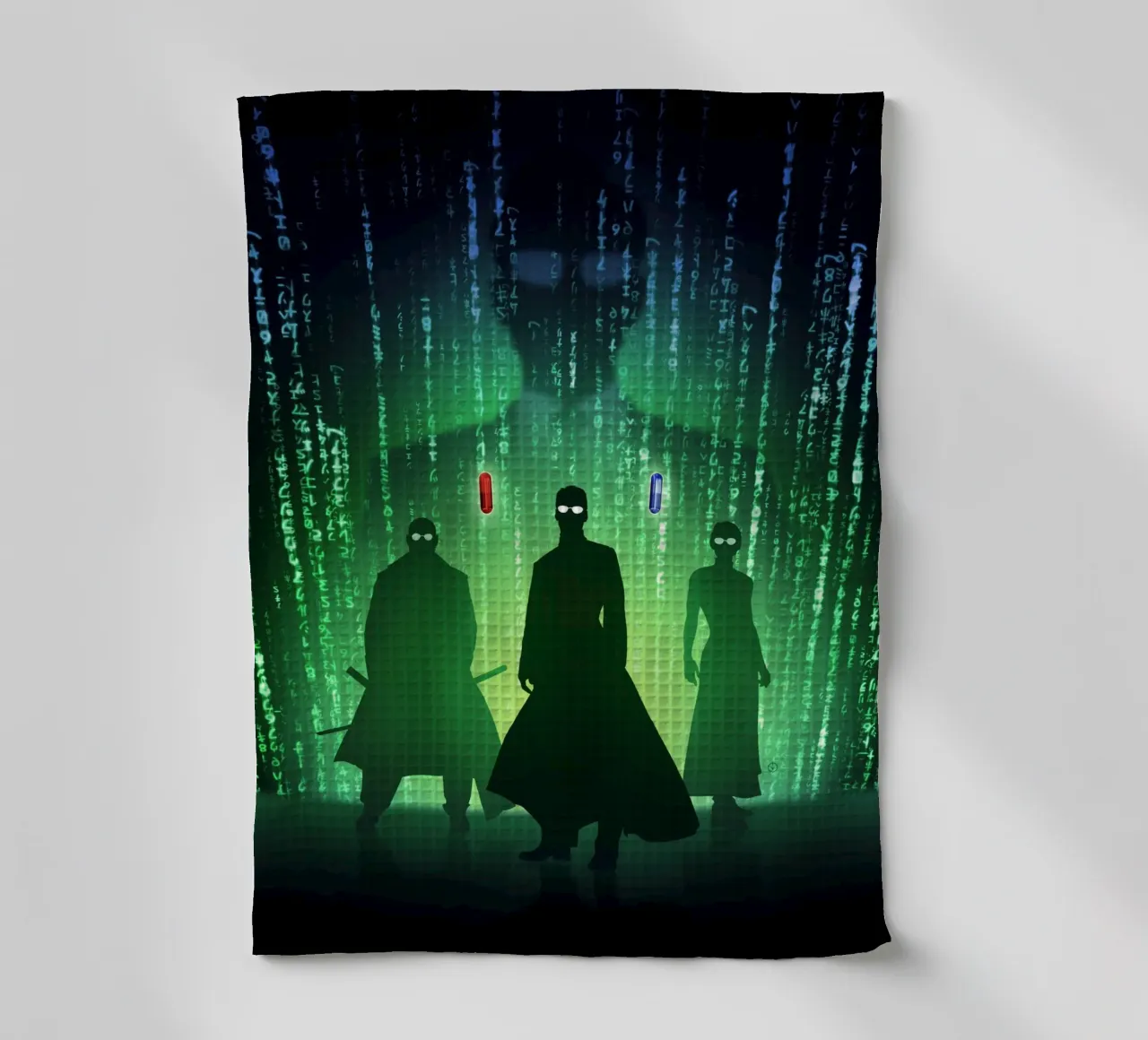 The Matrix Silhouettes canovaccio da cucina da nabakumov