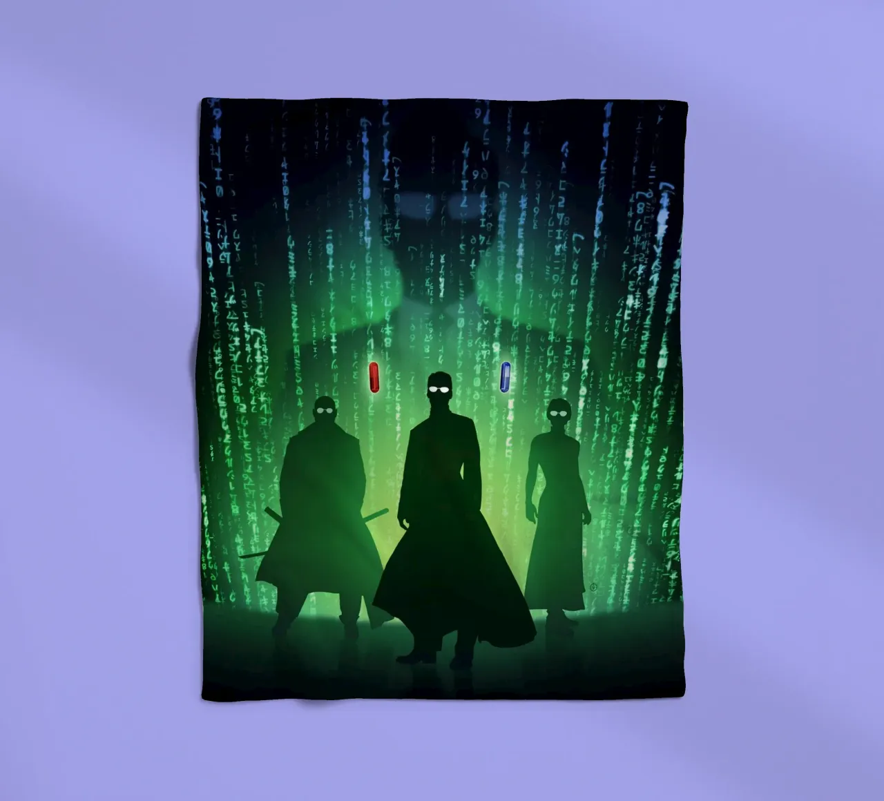 The Matrix Silhouettes coperta in pile da nabakumov