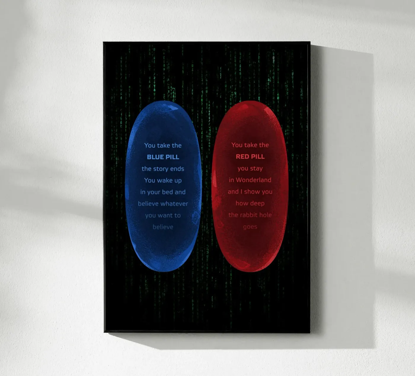 Red Blue Pill plexiglass da nabakumov