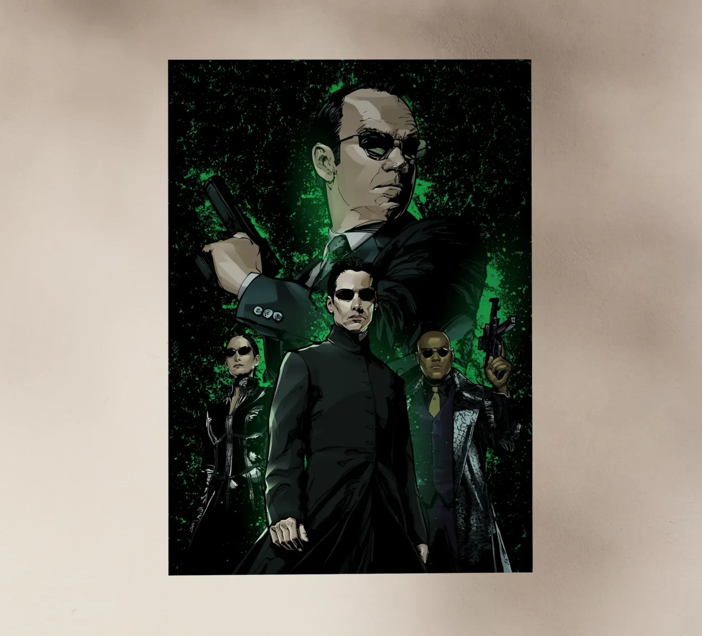 The Matrix pellicola backlit da nabakumov