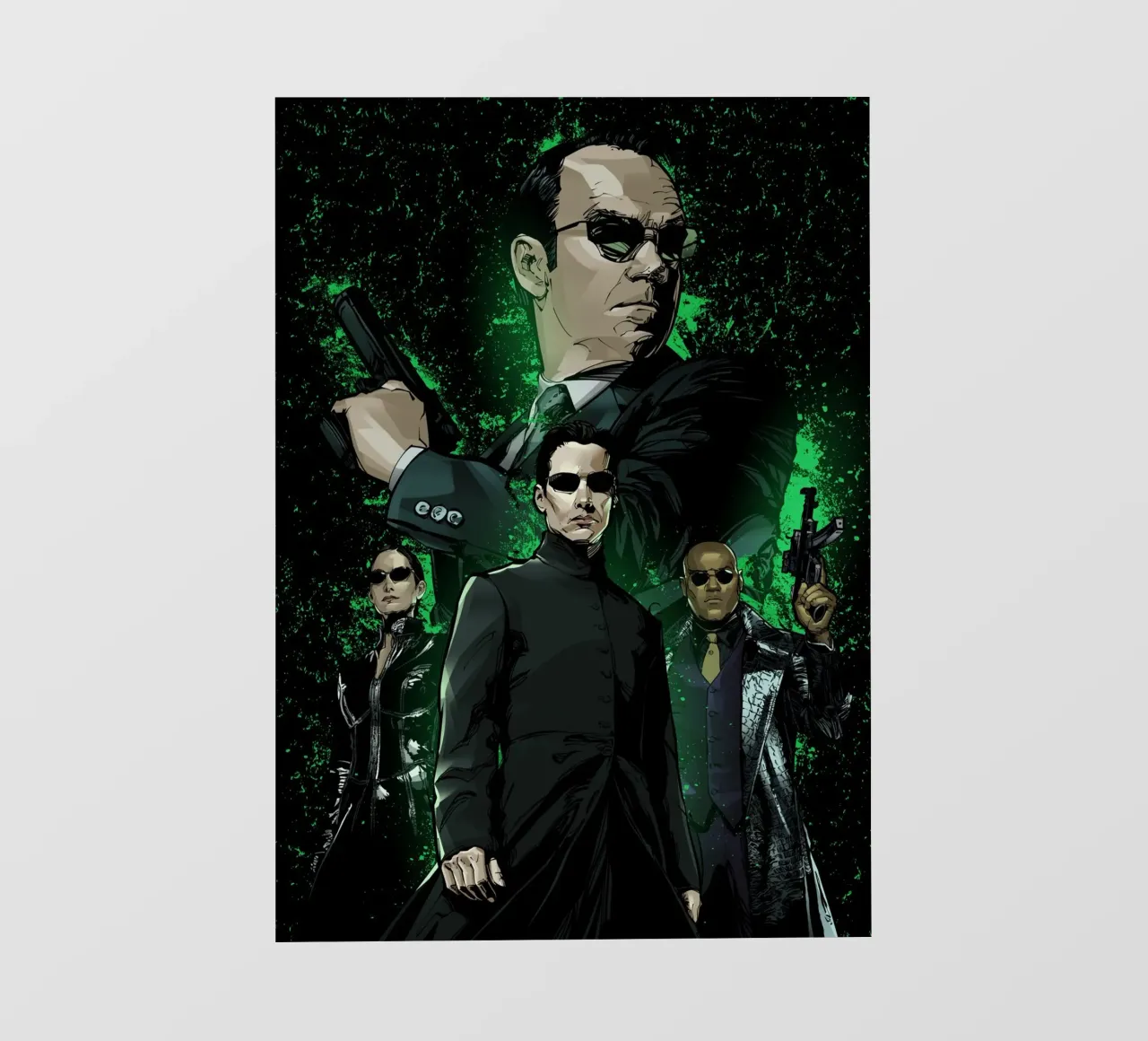 The Matrix pellicola backlit da nabakumov