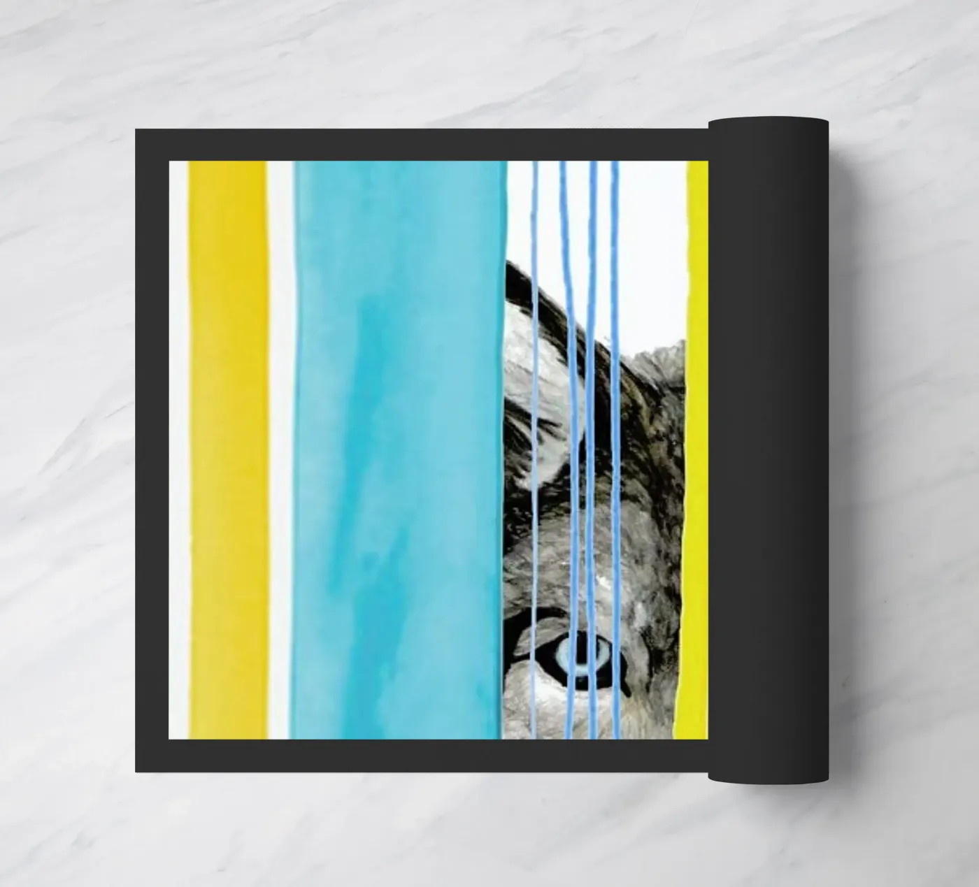 Dreamy Wolf doormat by Rococco LA