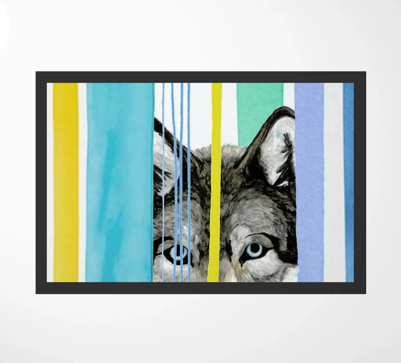 Dreamy Wolf doormat by Rococco LA