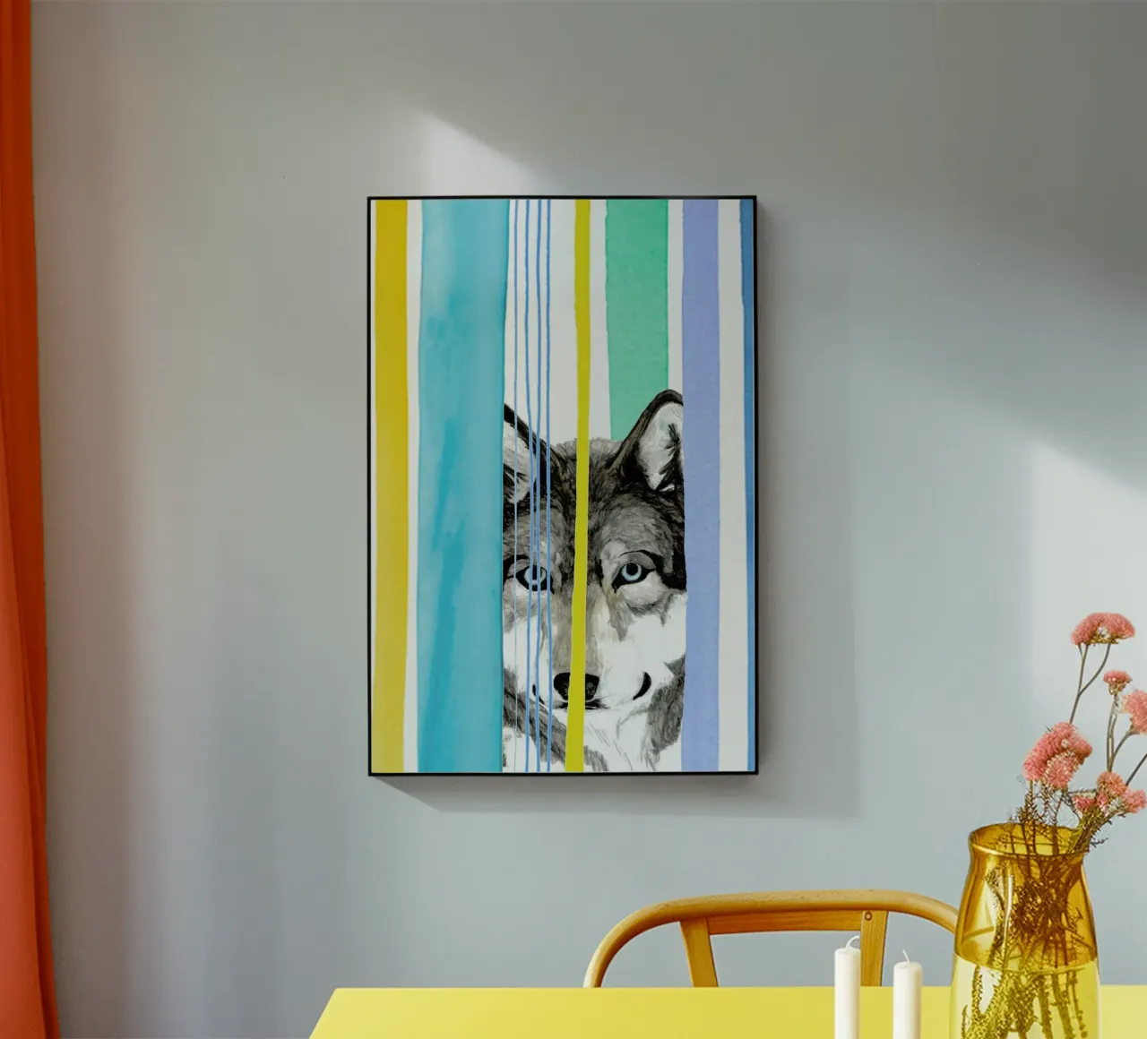 Dreamy Wolf plexiglass da Rococco LA