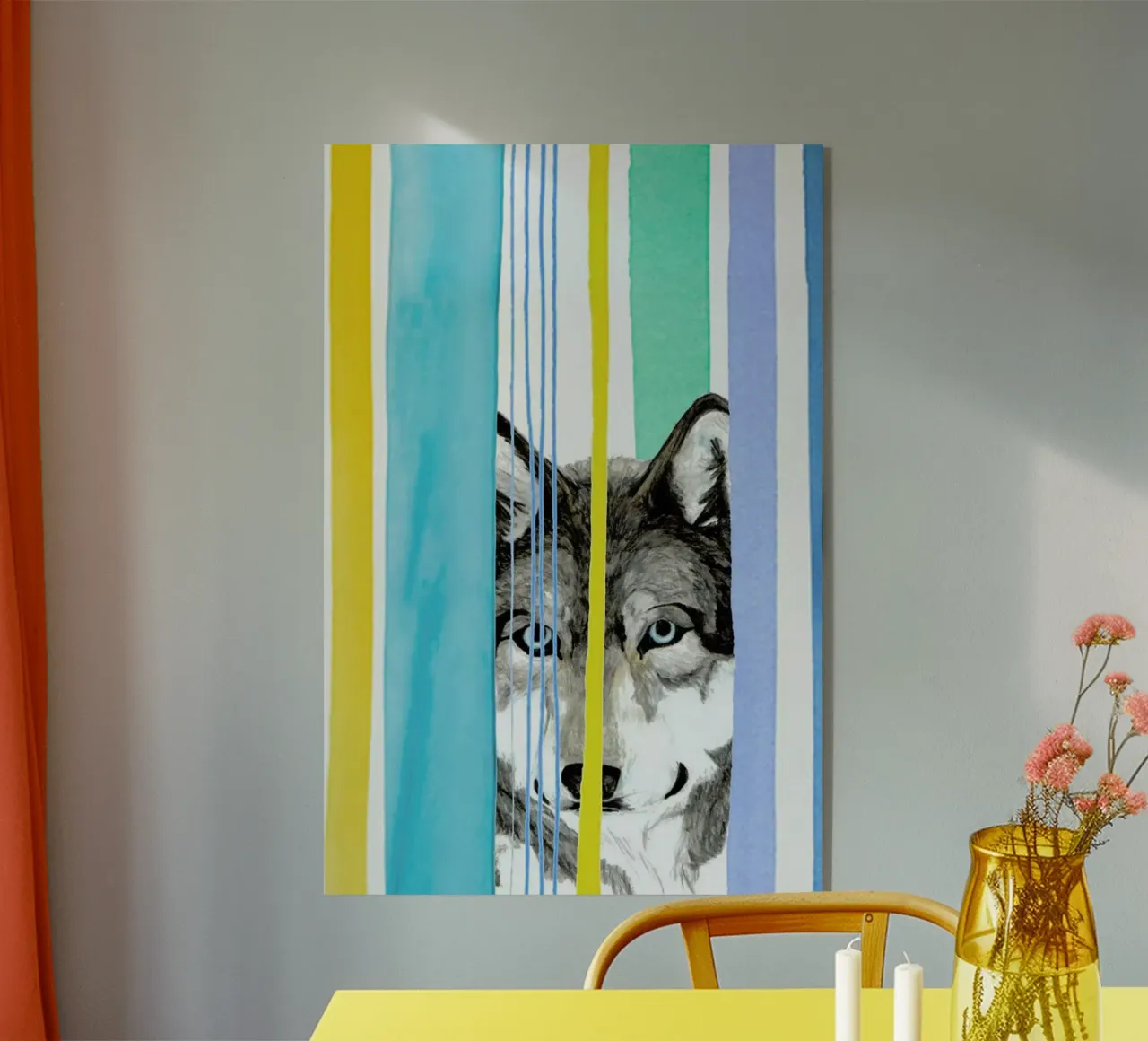 Dreamy Wolf plexiglass da Rococco LA