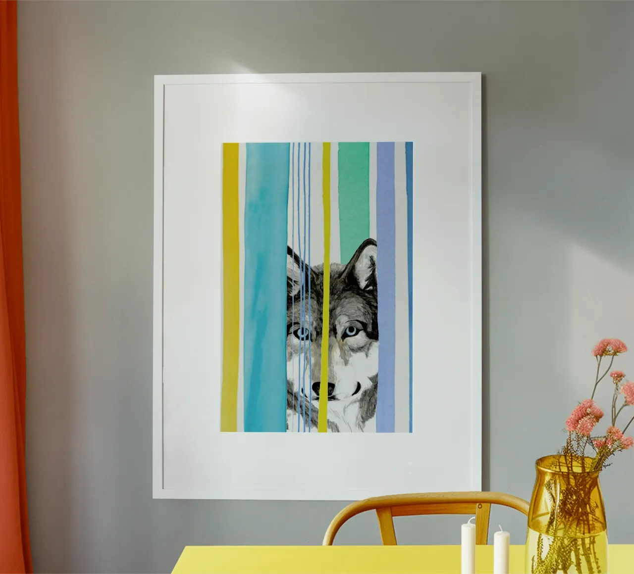 Dreamy Wolf poster da Rococco LA