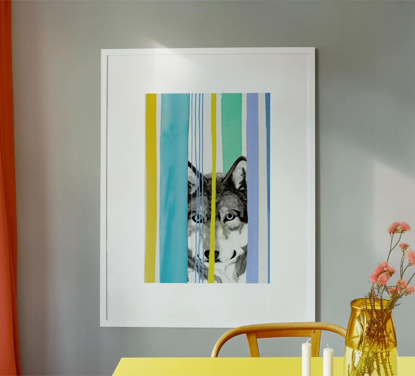 Dreamy Wolf poster da Rococco LA