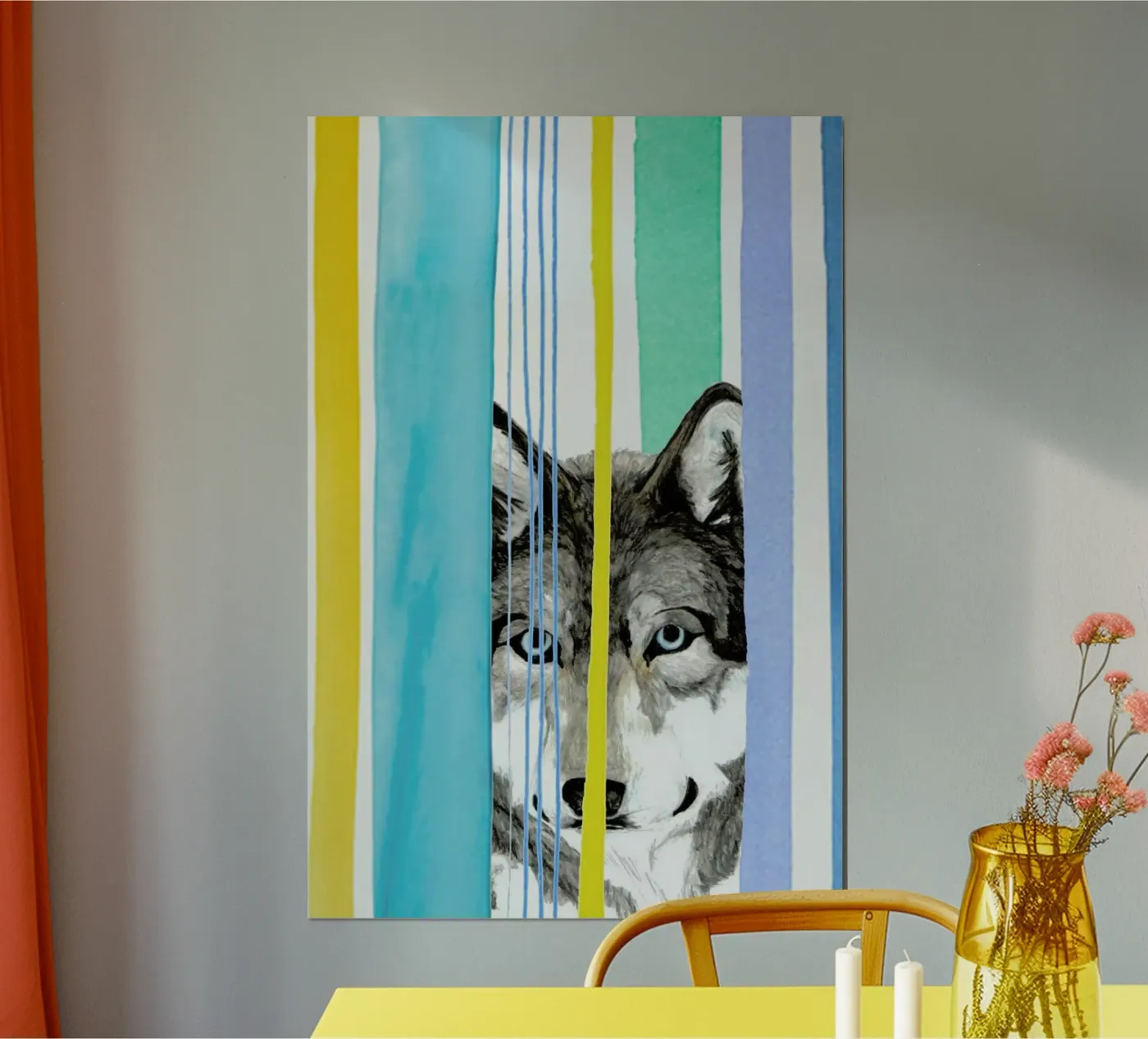 Dreamy Wolf poster da Rococco LA