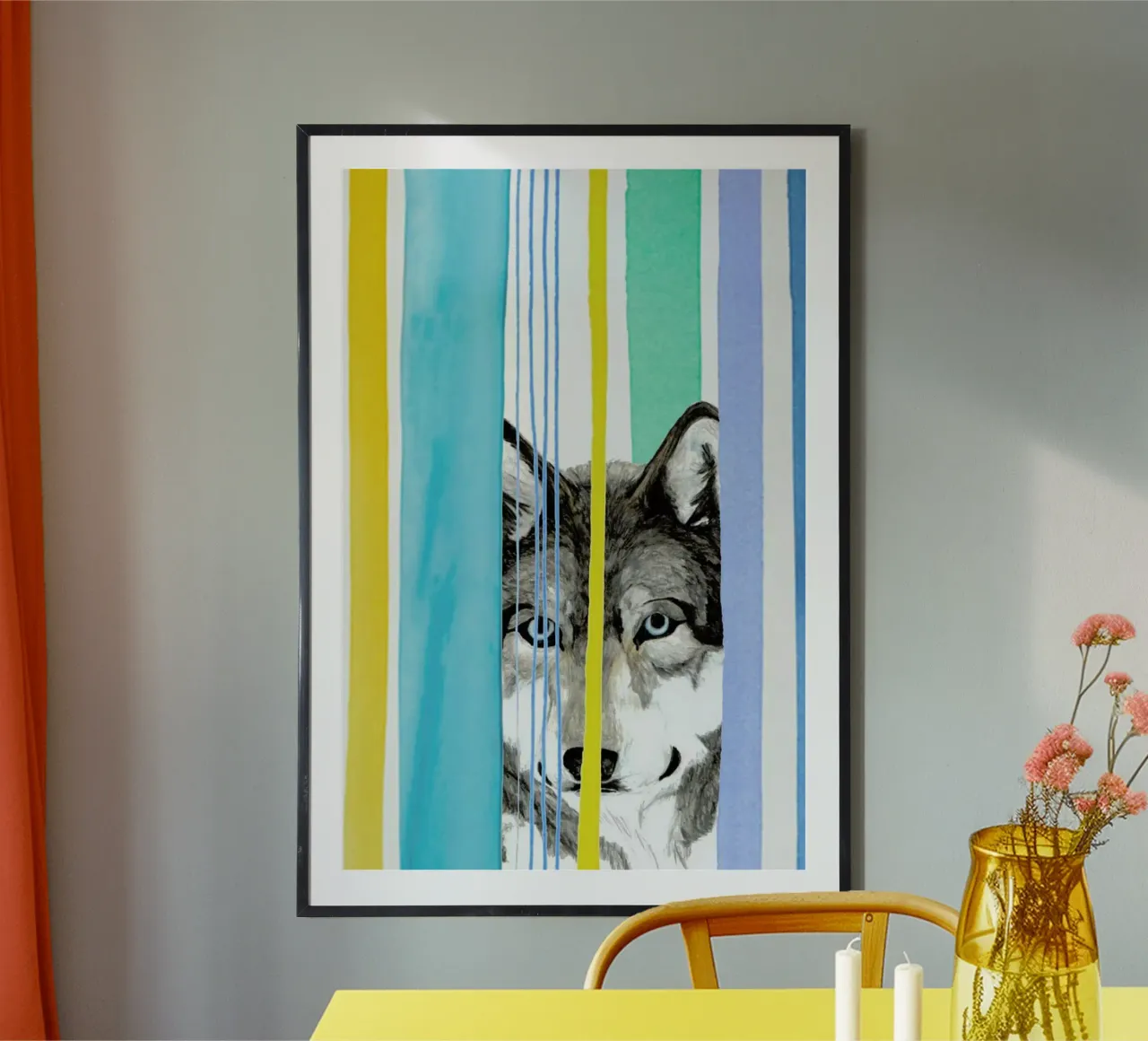 Dreamy Wolf poster da Rococco LA