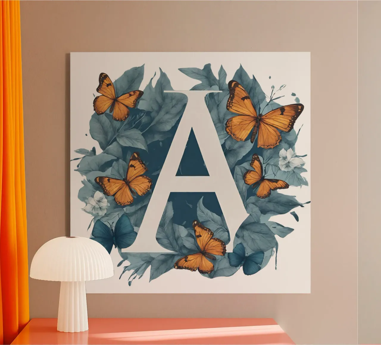 Farfalla blu A plexiglass da Shinery