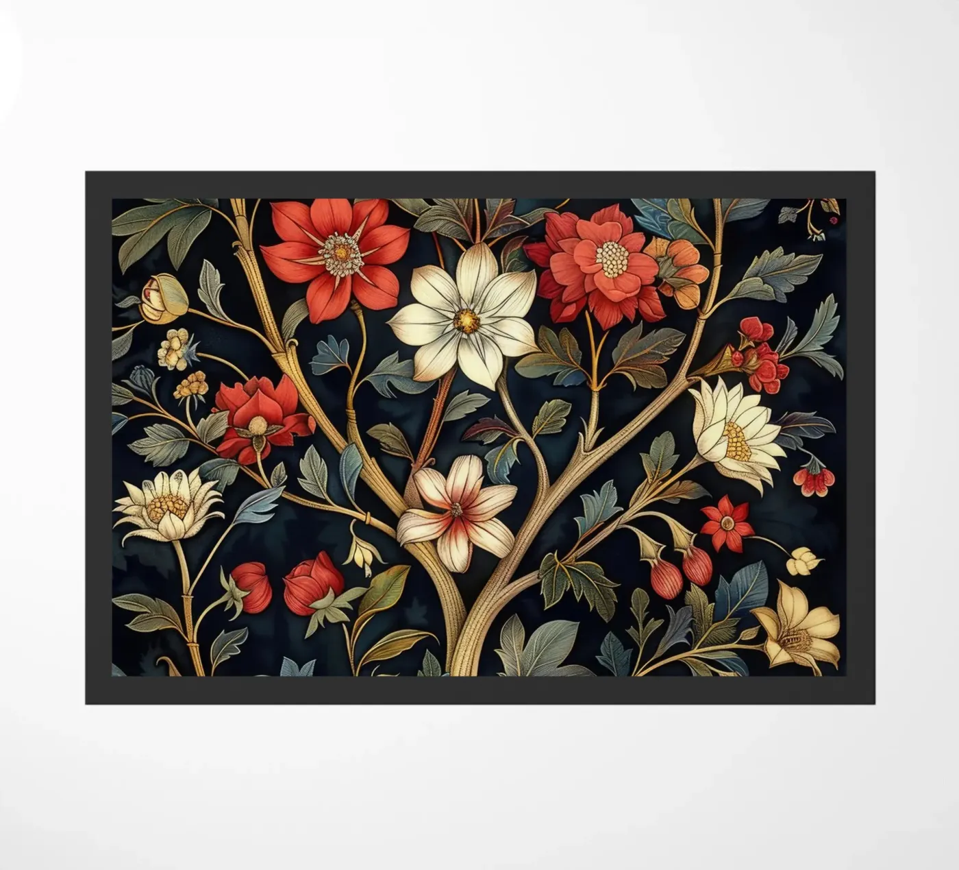 William Morris doormat by Nikis Art Studio