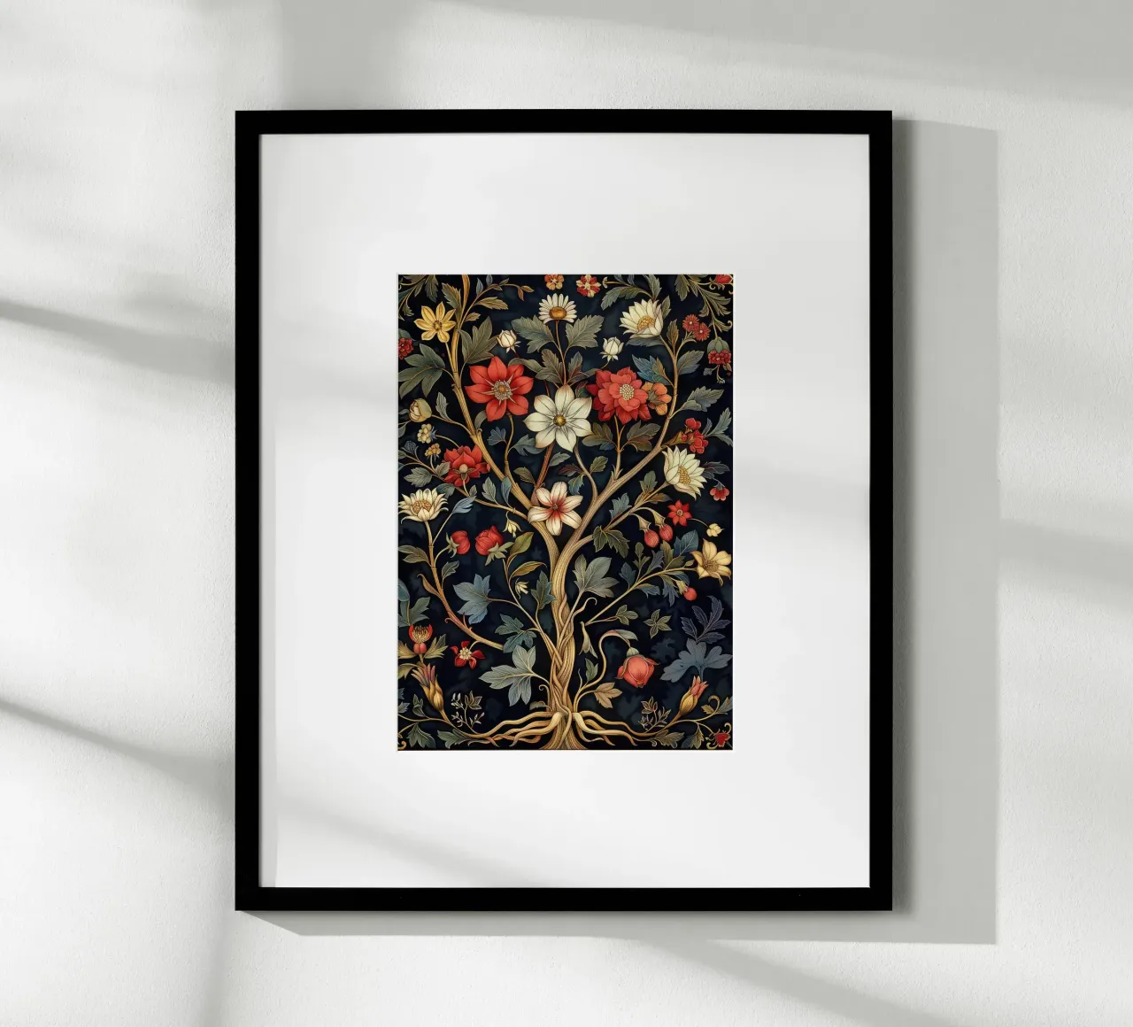 William Morris poster con telaio in legno da Nikis Art Studio