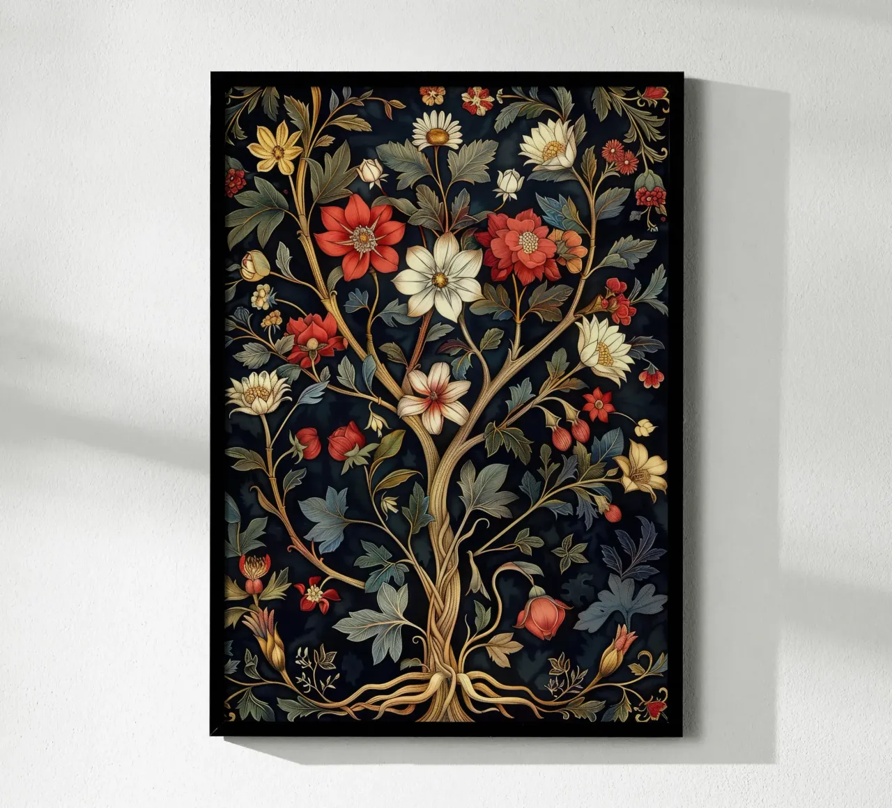 William Morris poster con telaio in legno da Nikis Art Studio