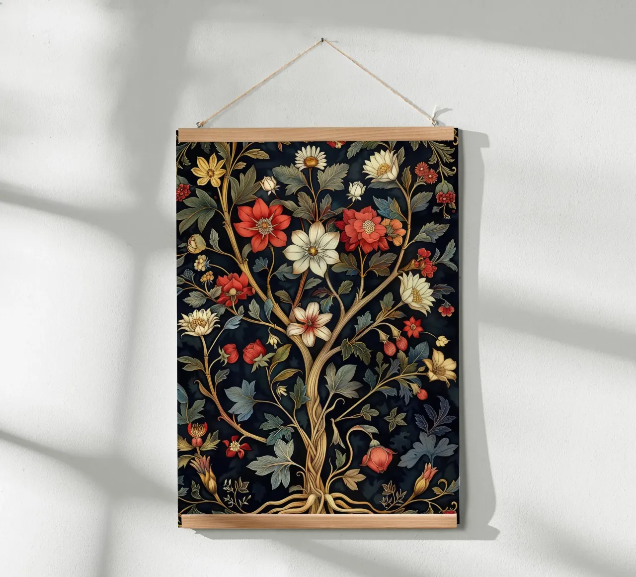 William Morris poster con telaio in legno da Nikis Art Studio