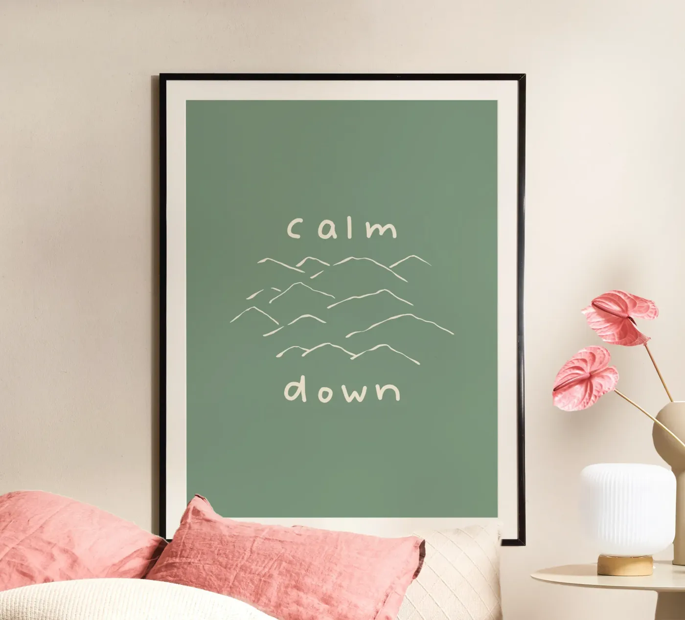 Calm Down poster de wild & free