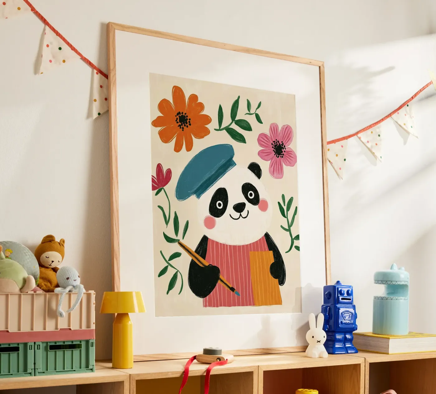 Panda Painter poster van Lilo