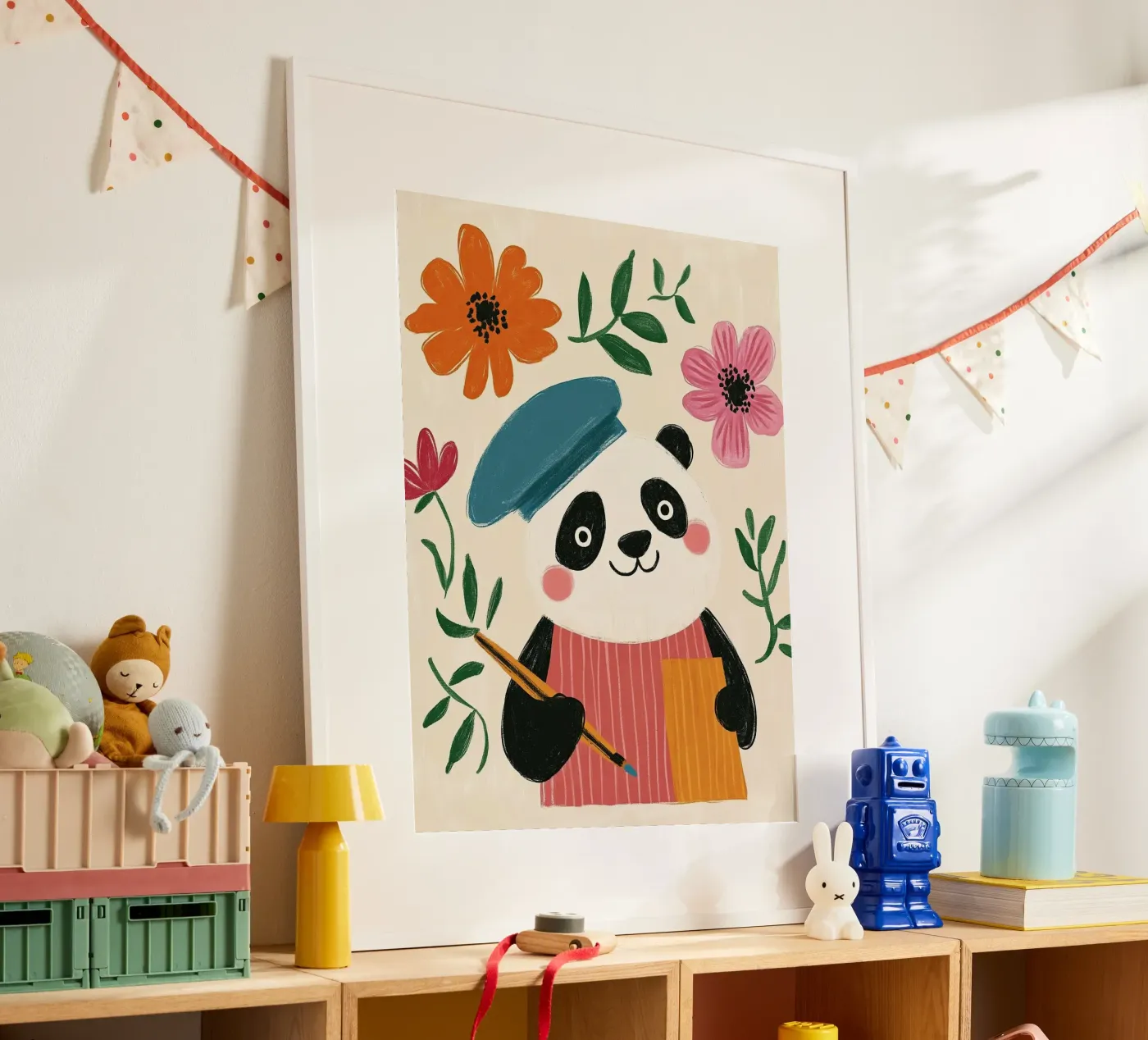 Panda Painter poster van Lilo