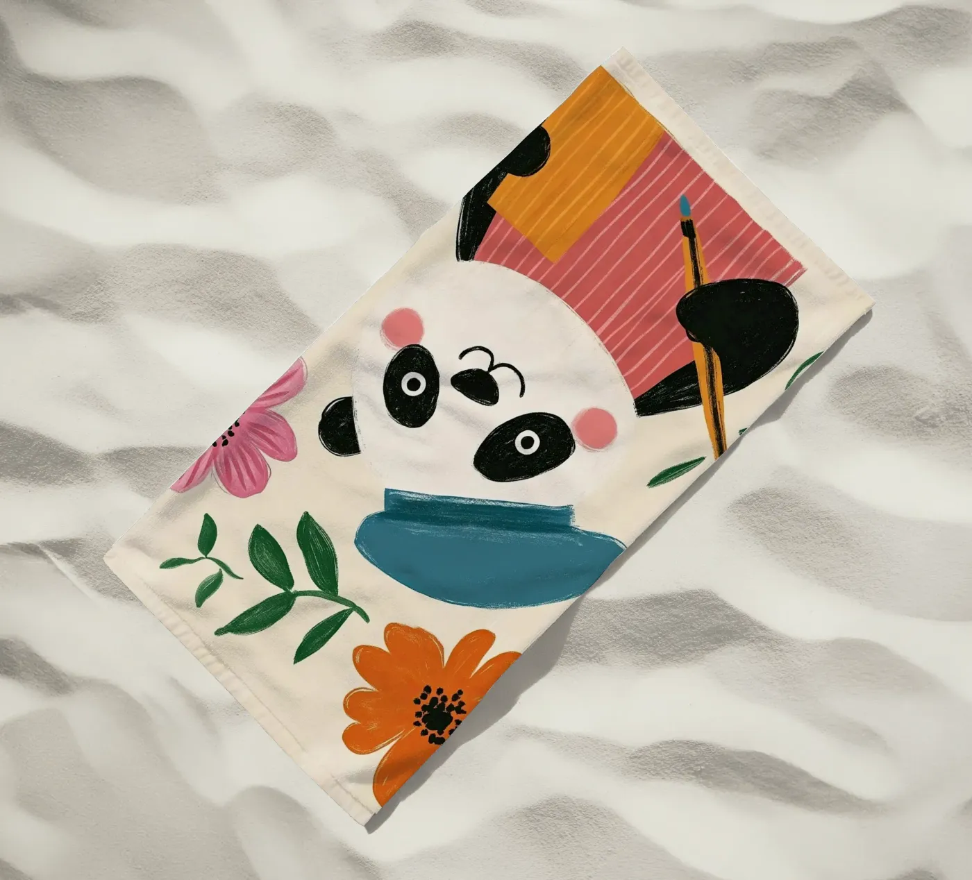 Panda Painter telo mare da Lilo